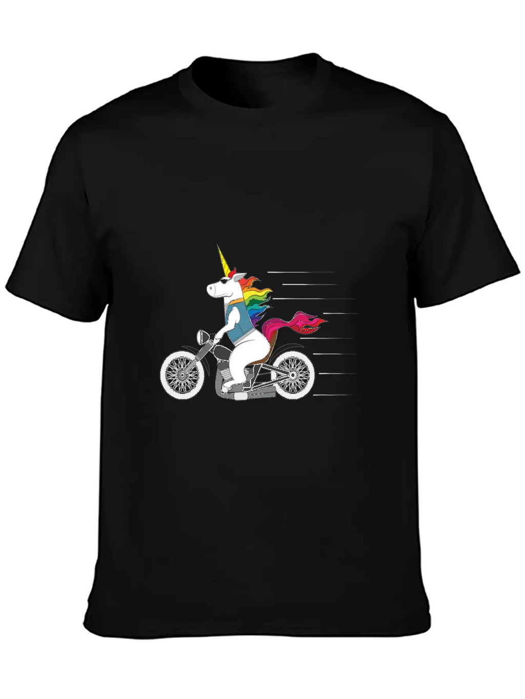 Tough Unicorn Biker Motorcycle Trending Gift Casual Graphic T-Shirt – Simple And Comfortable Daily Wear