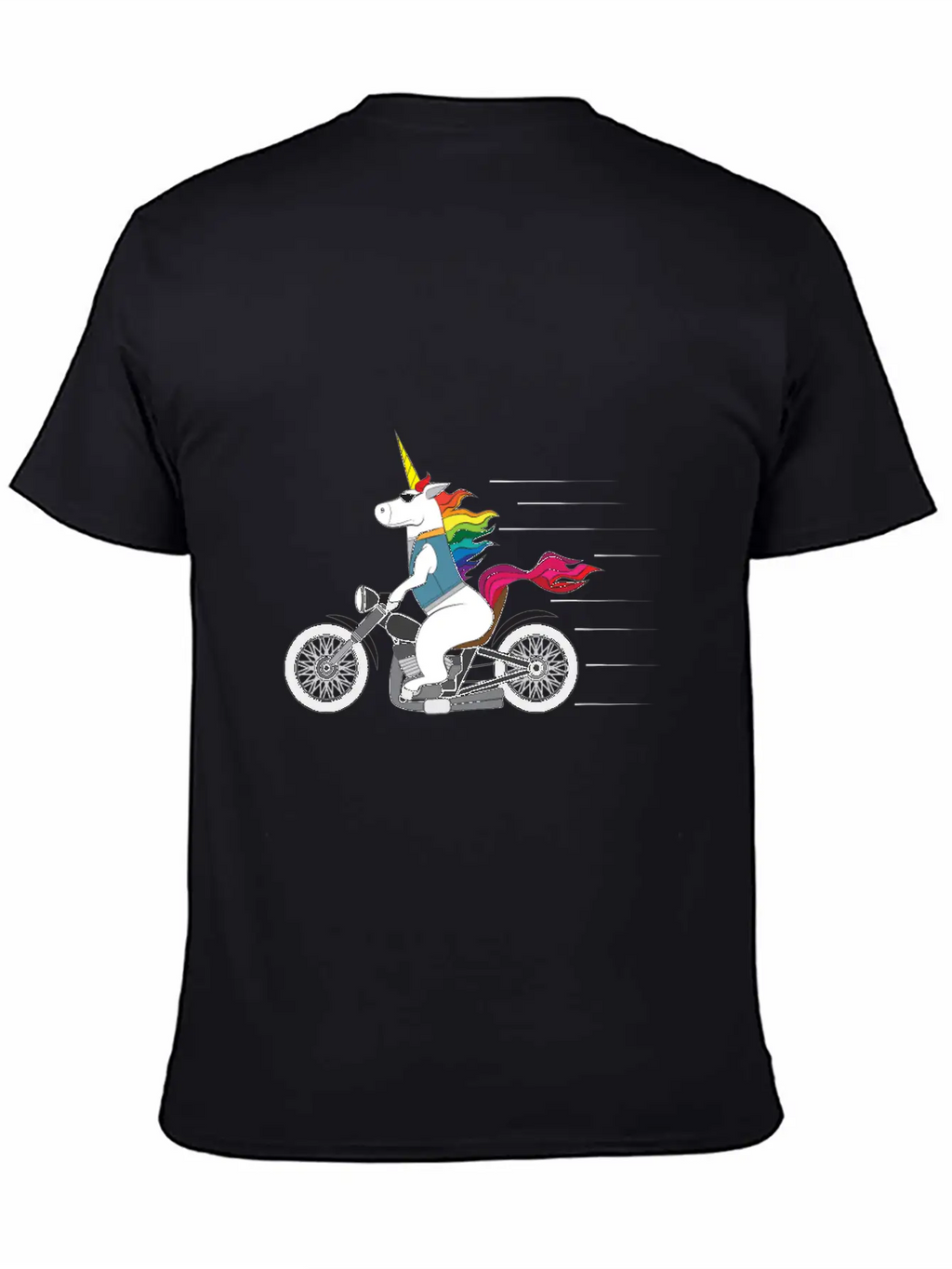 Tough Unicorn Biker Motorcycle Trending Gift Casual Graphic T-Shirt – Simple And Comfortable Daily Wear