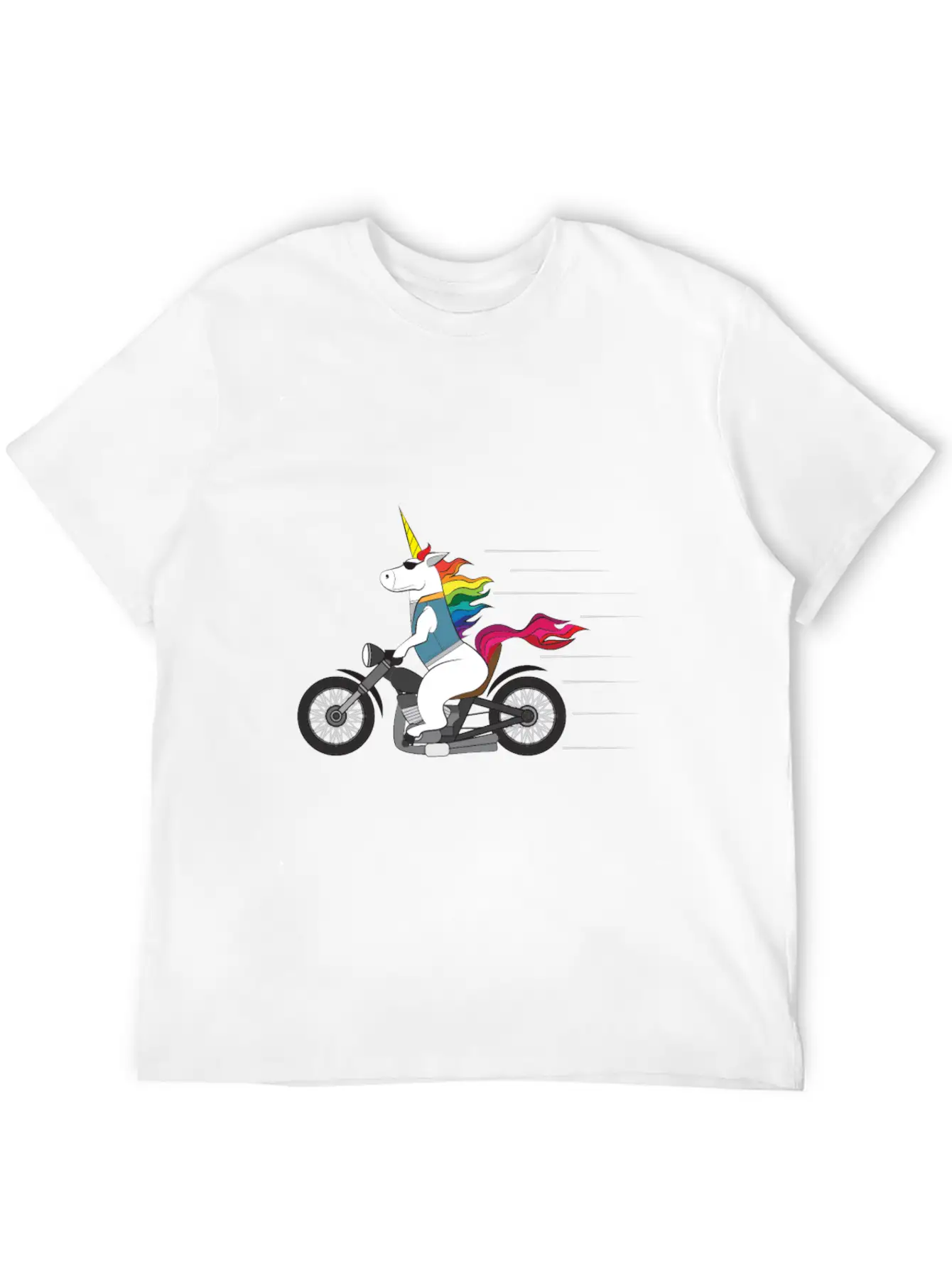 Tough Unicorn Biker Motorcycle Trending Gift Casual Graphic T-Shirt – Simple And Comfortable Daily Wear