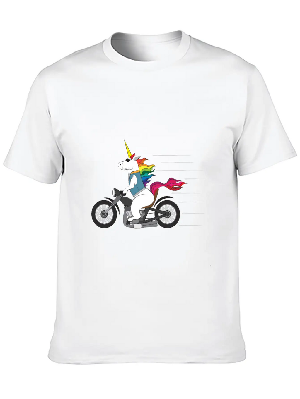 Tough Unicorn Biker Motorcycle Trending Gift Casual Graphic T-Shirt – Simple And Comfortable Daily Wear