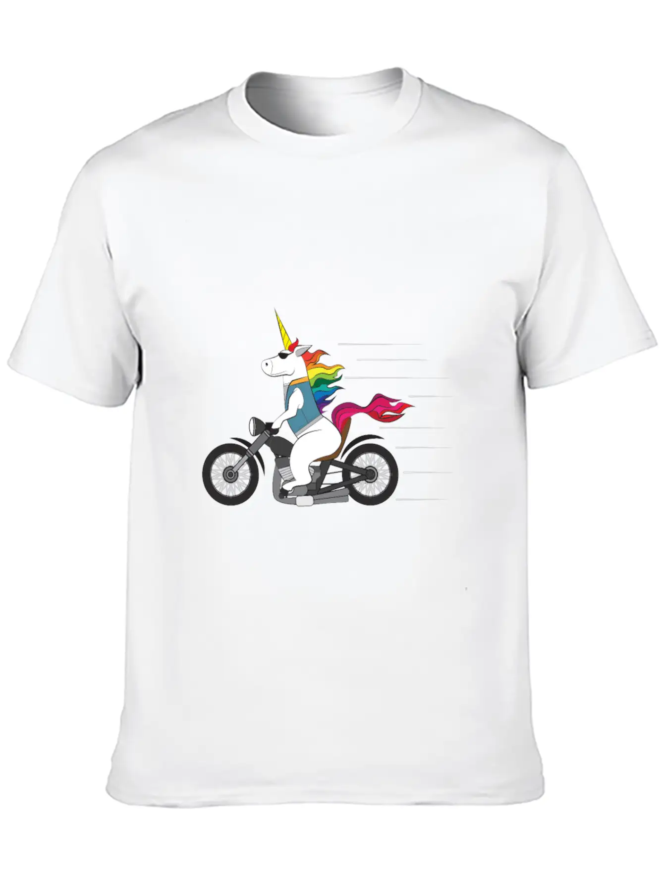 Tough Unicorn Biker Motorcycle Trending Gift Casual Graphic T-Shirt – Simple And Comfortable Daily Wear