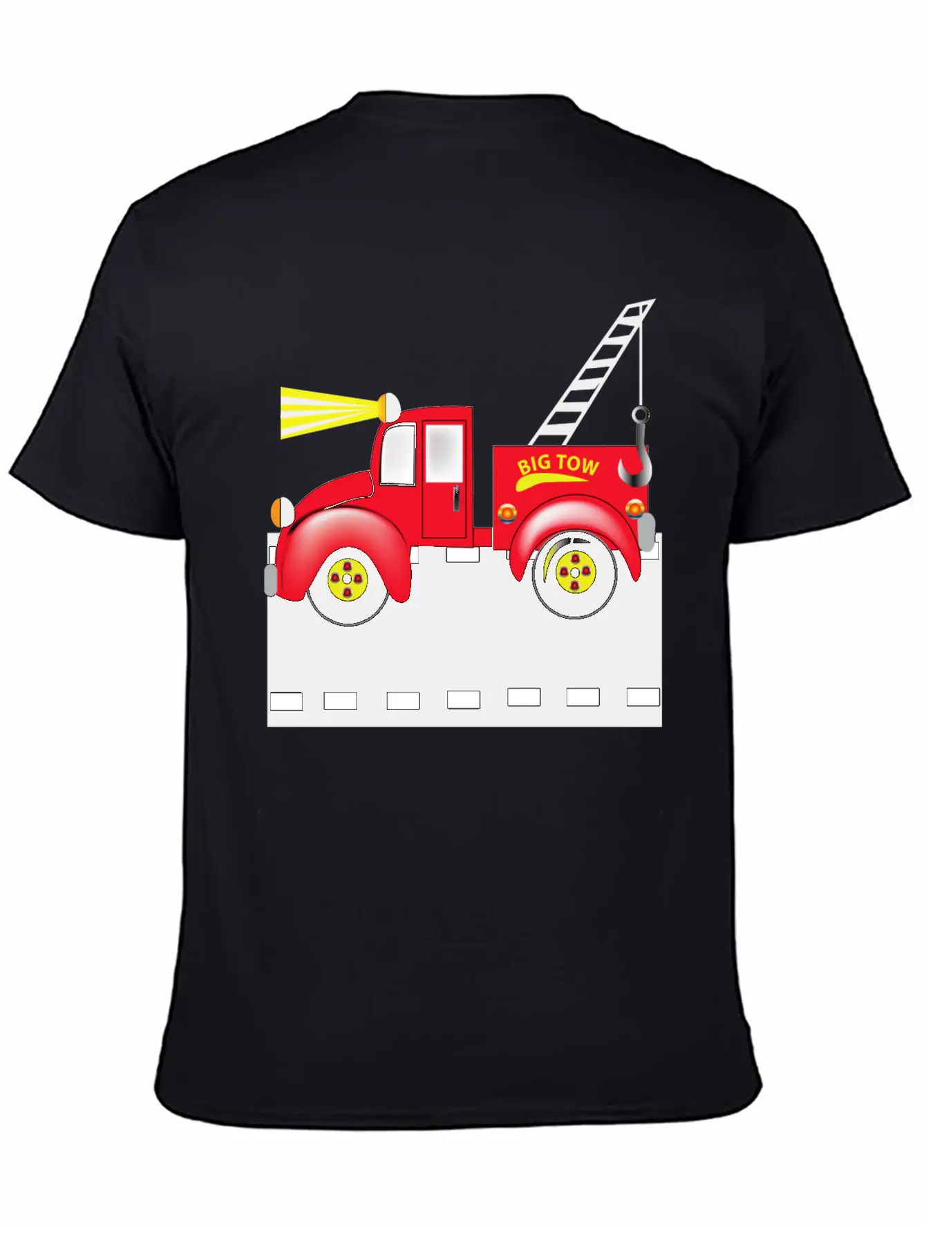 Tow Truck Breathable Soft Cotton T-Shirt – Timeless Casual Look