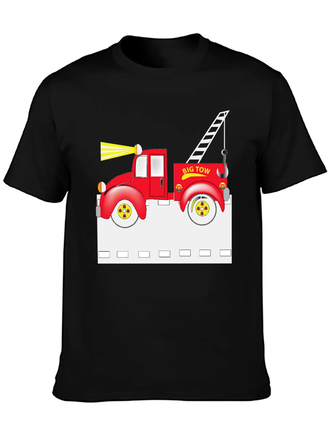 Tow Truck Breathable Soft Cotton T-Shirt – Timeless Casual Look