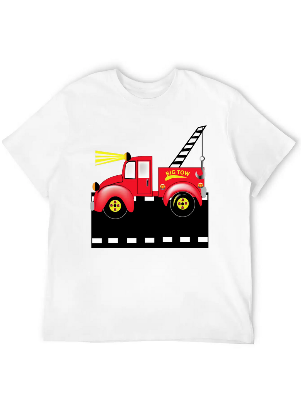 Tow Truck Breathable Soft Cotton T-Shirt – Timeless Casual Look