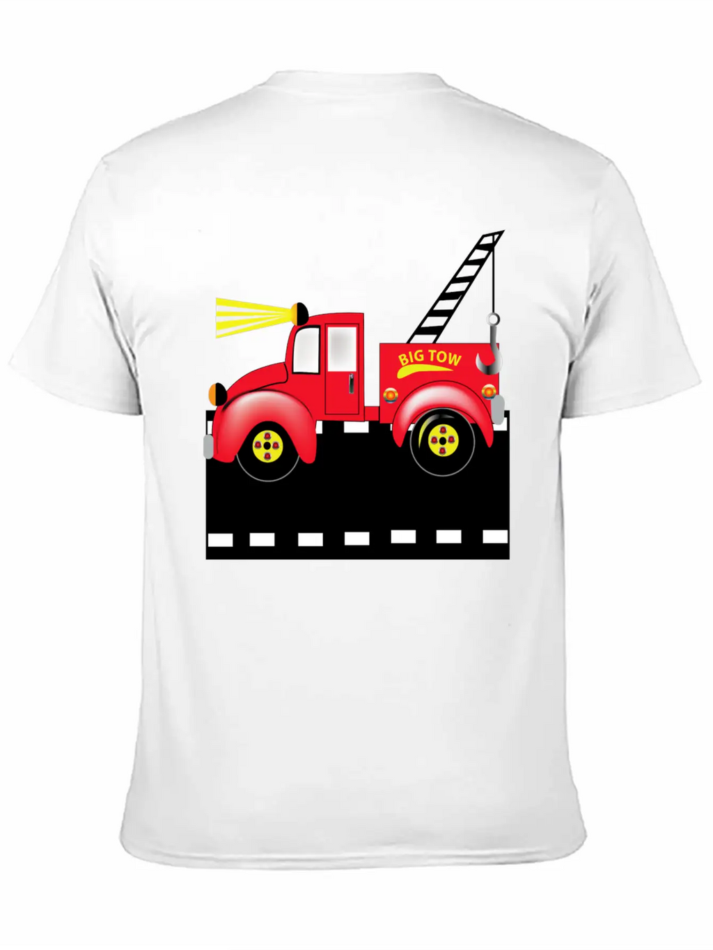 Tow Truck Breathable Soft Cotton T-Shirt – Timeless Casual Look