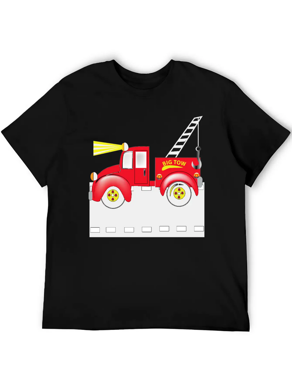 Tow Truck Breathable Soft Cotton T-Shirt – Timeless Casual Look