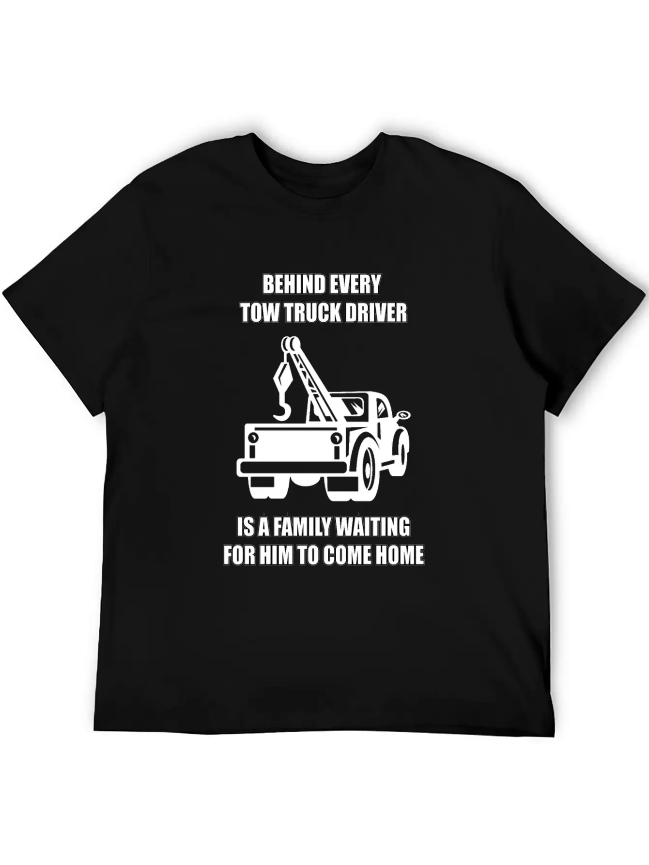 Tow Truck Driver Love Family Legal Hooker Tow Unisex Casual T-Shirt – Clean Design For Daily Comfort