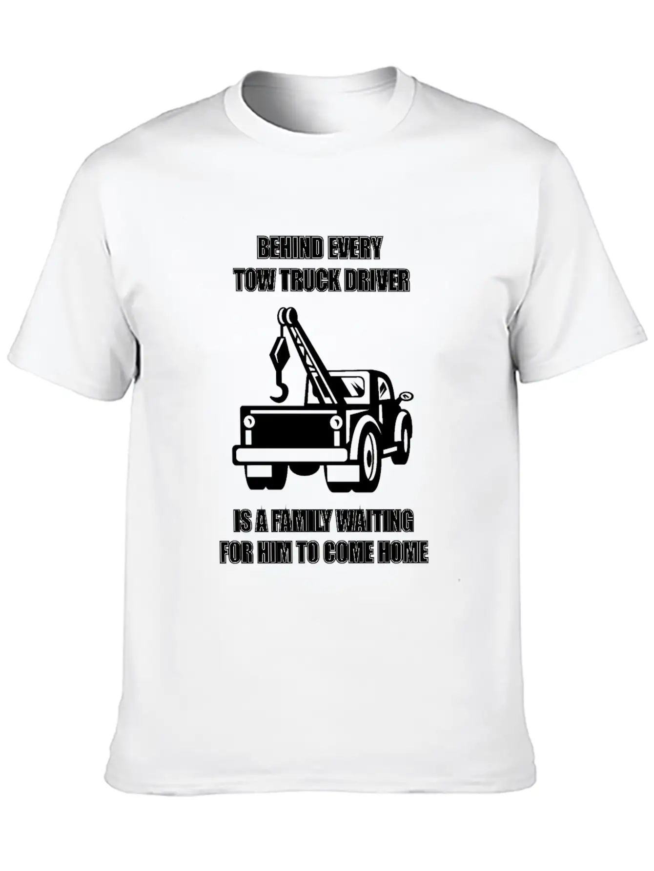 Tow Truck Driver Love Family Legal Hooker Tow Unisex Casual T-Shirt – Clean Design For Daily Comfort