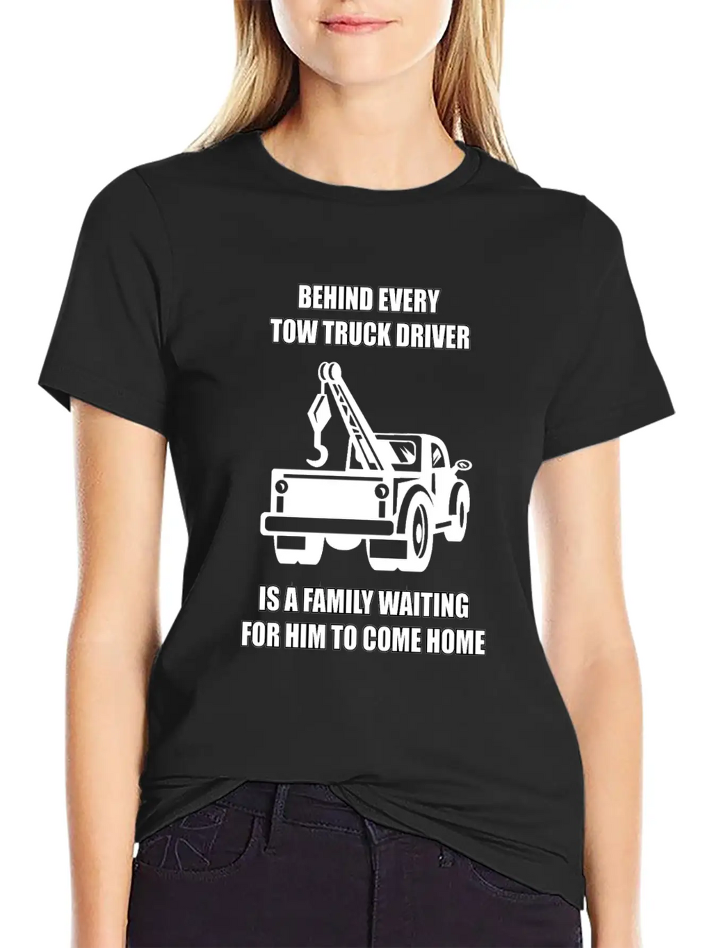 Tow Truck Driver Love Family Legal Hooker Tow Unisex Casual T-Shirt – Clean Design For Daily Comfort