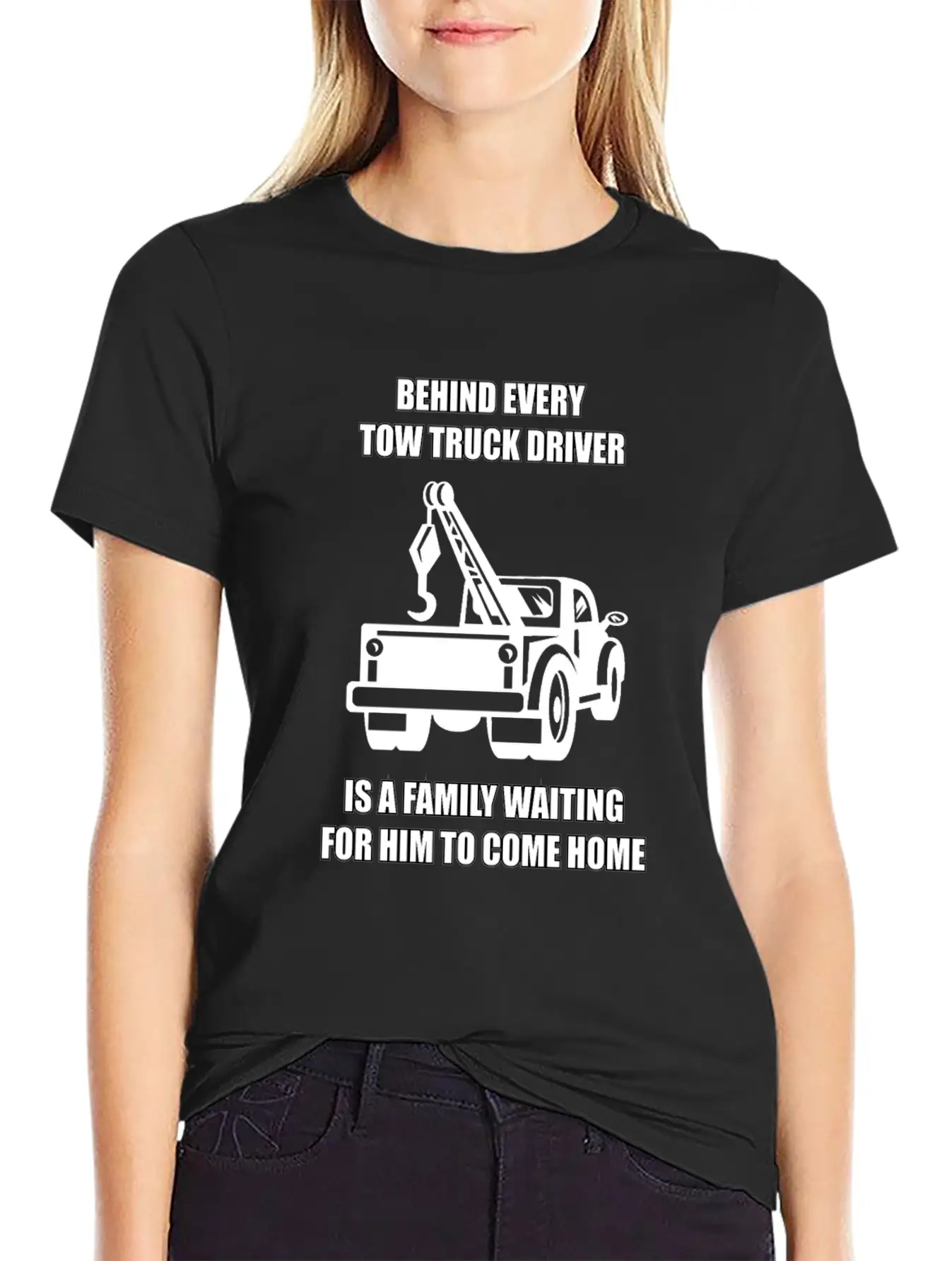 Tow Truck Driver Love Family Legal Hooker Tow Unisex Casual T-Shirt – Clean Design For Daily Comfort