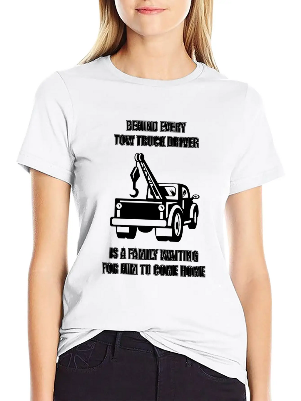 Tow Truck Driver Love Family Legal Hooker Tow Unisex Casual T-Shirt – Clean Design For Daily Comfort