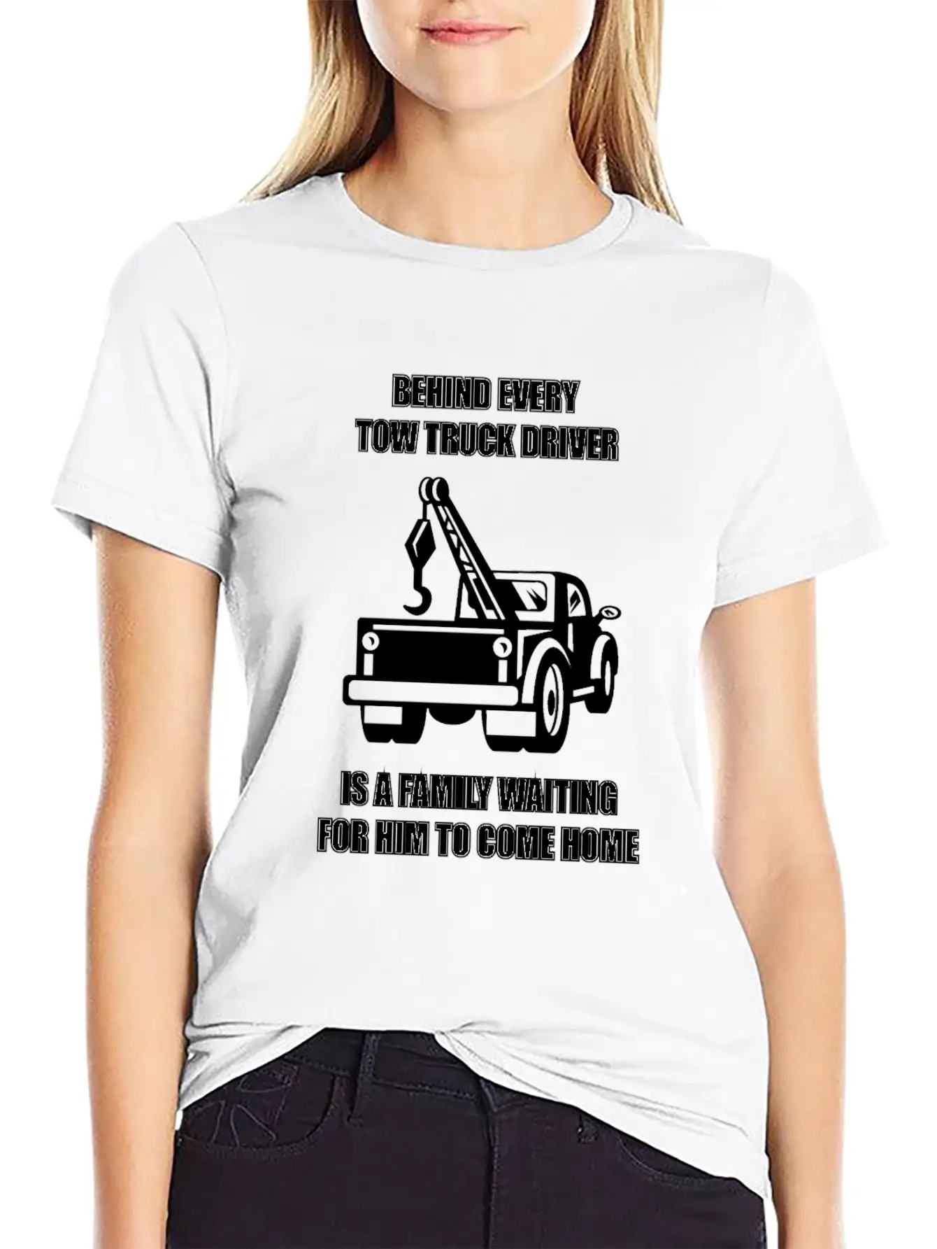 Tow Truck Driver Love Family Legal Hooker Tow Unisex Casual T-Shirt – Clean Design For Daily Comfort