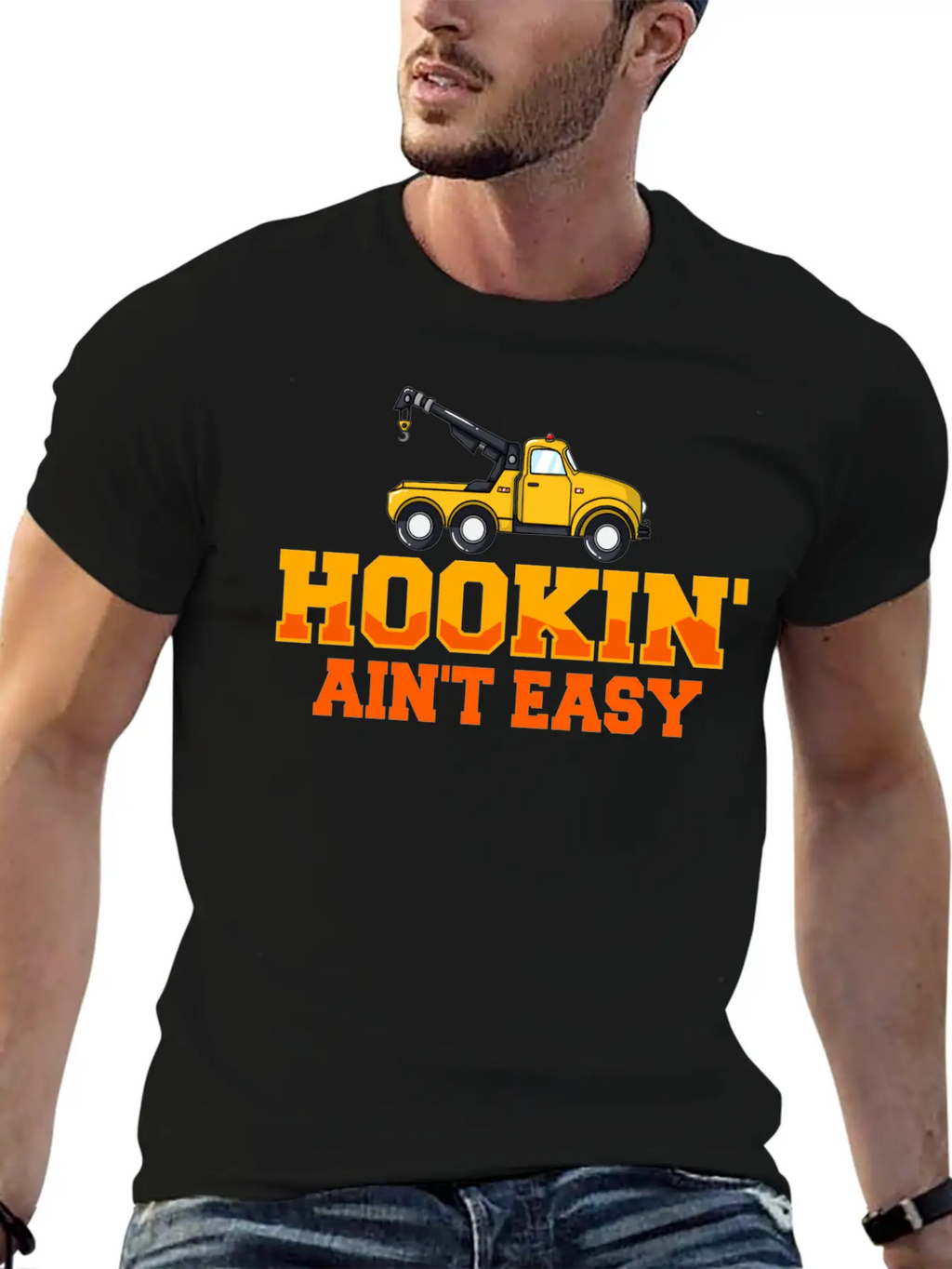 Tow Truck Driver Rollback Funny Tow Operator Unisex Casual T-Shirt – Clean Design For Daily Comfort