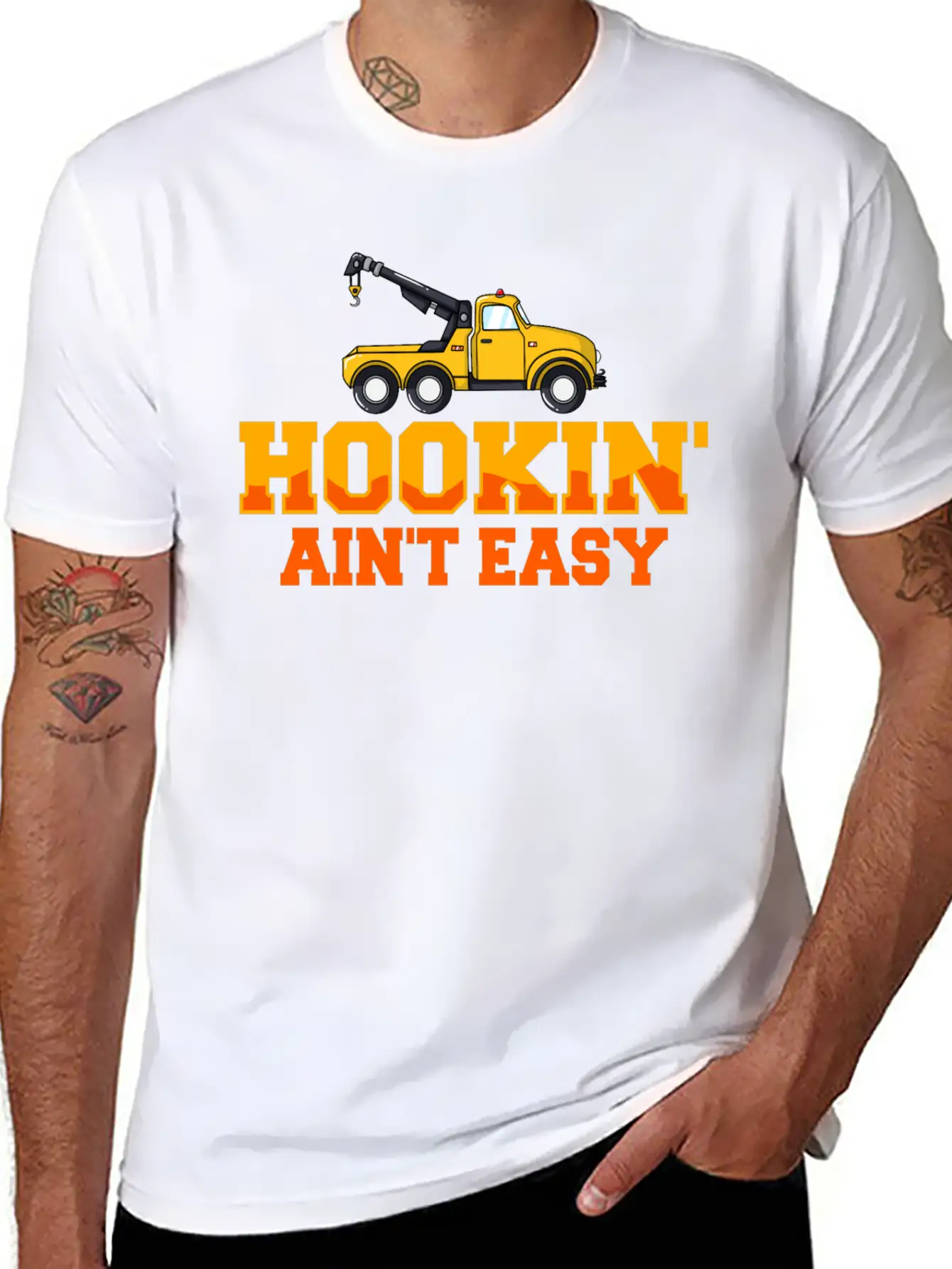 Tow Truck Driver Rollback Funny Tow Operator Unisex Casual T-Shirt – Clean Design For Daily Comfort