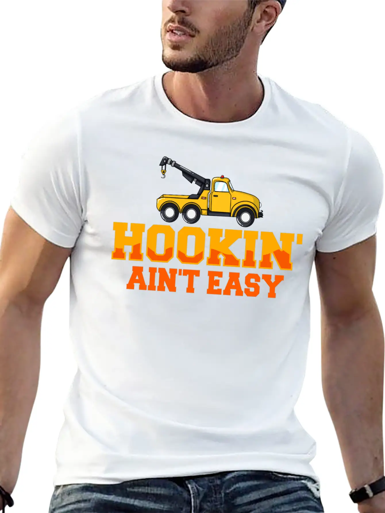 Tow Truck Driver Rollback Funny Tow Operator Unisex Casual T-Shirt – Clean Design For Daily Comfort