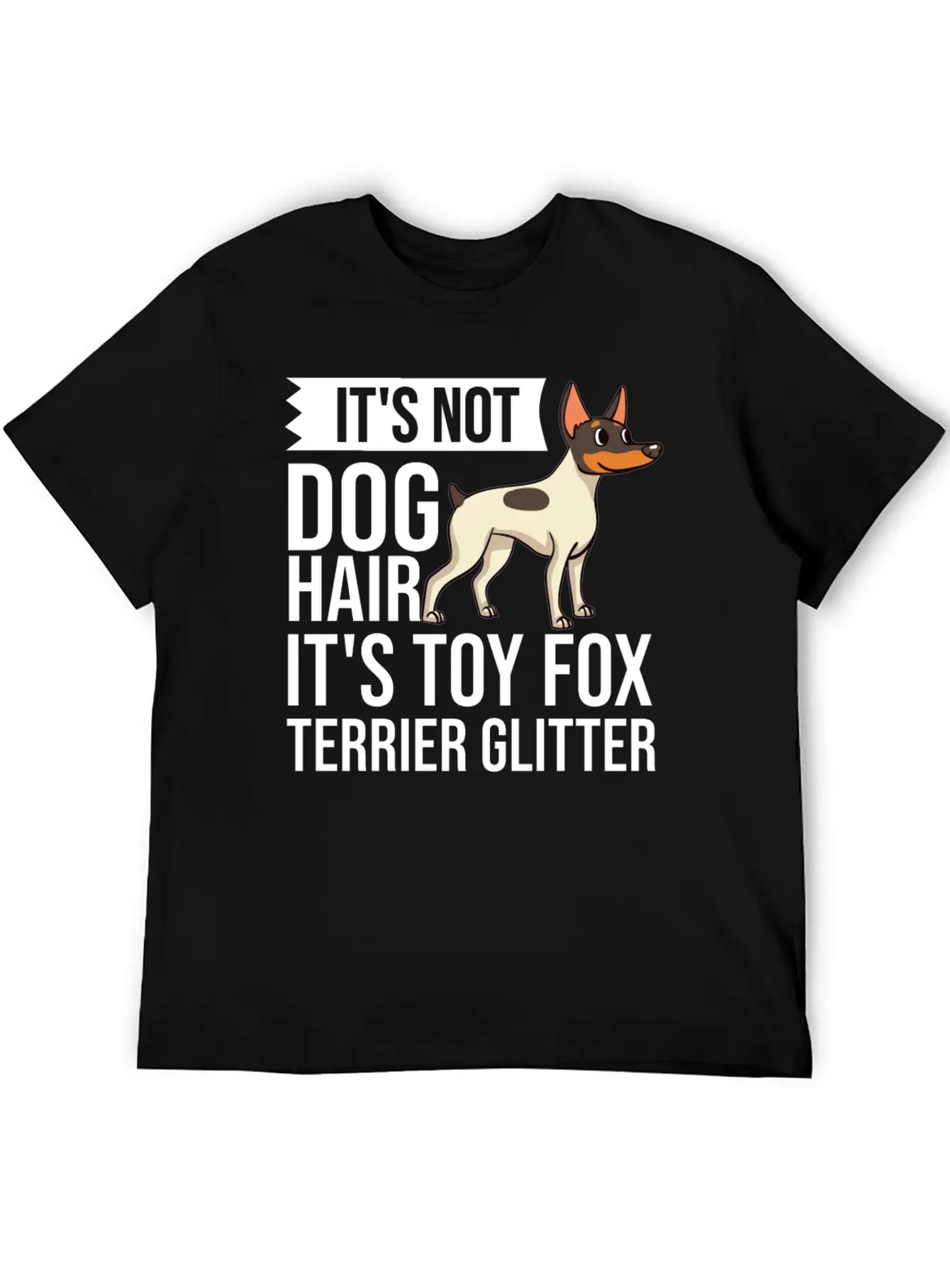 Toy Fox Terrier Dog Gift Puppies Owner Lover Casual Graphic T-Shirt – Simple And Comfortable Daily Wear