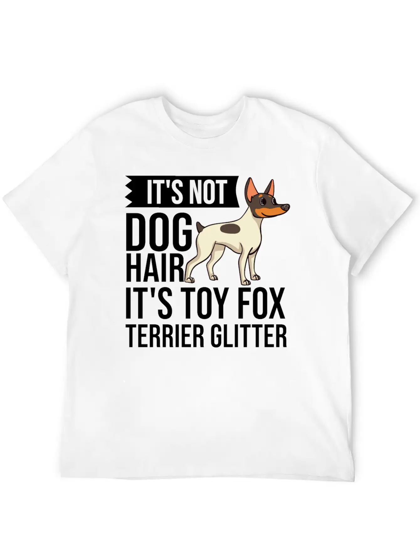 Toy Fox Terrier Dog Gift Puppies Owner Lover Casual Graphic T-Shirt – Simple And Comfortable Daily Wear