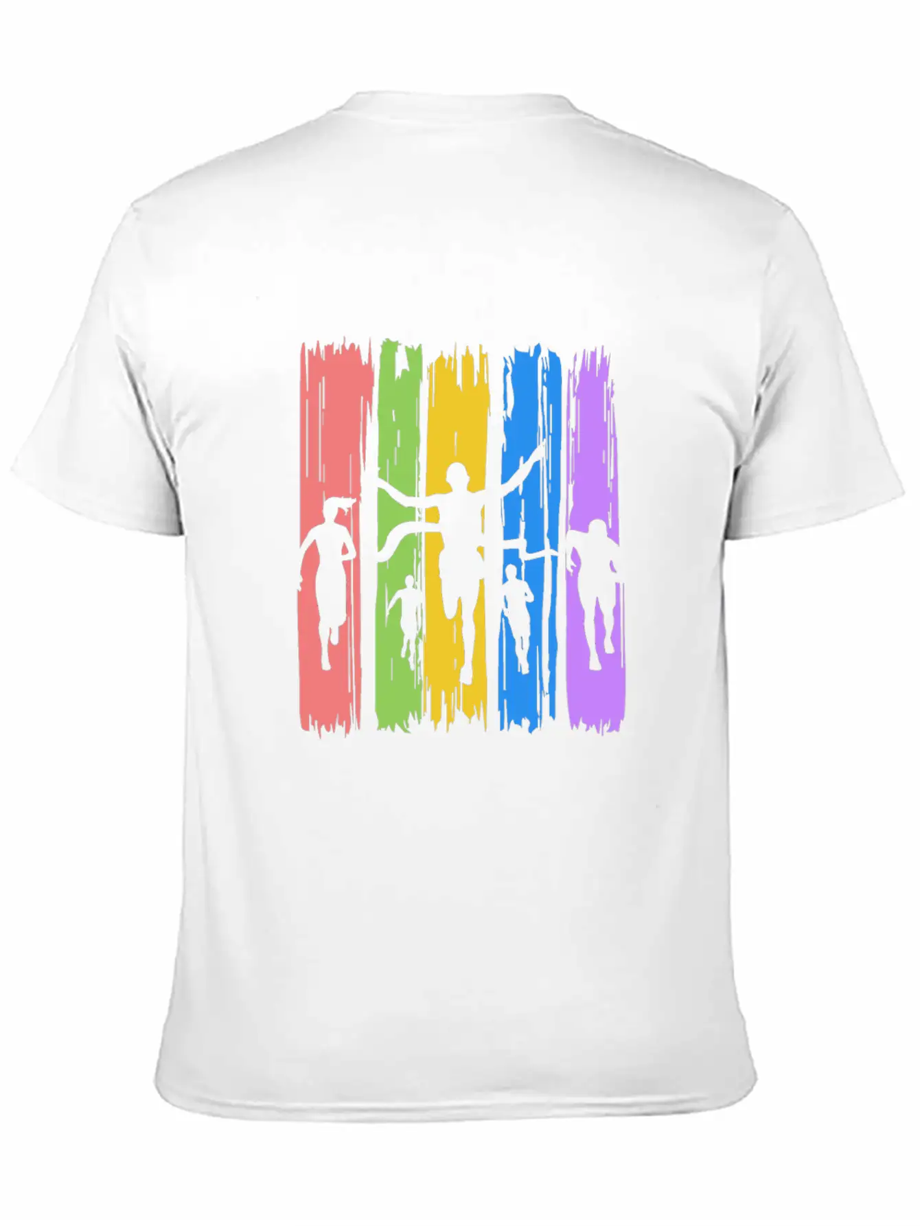 Track And Field Finish Unisex Casual T-Shirt – Clean Design For Daily Comfort