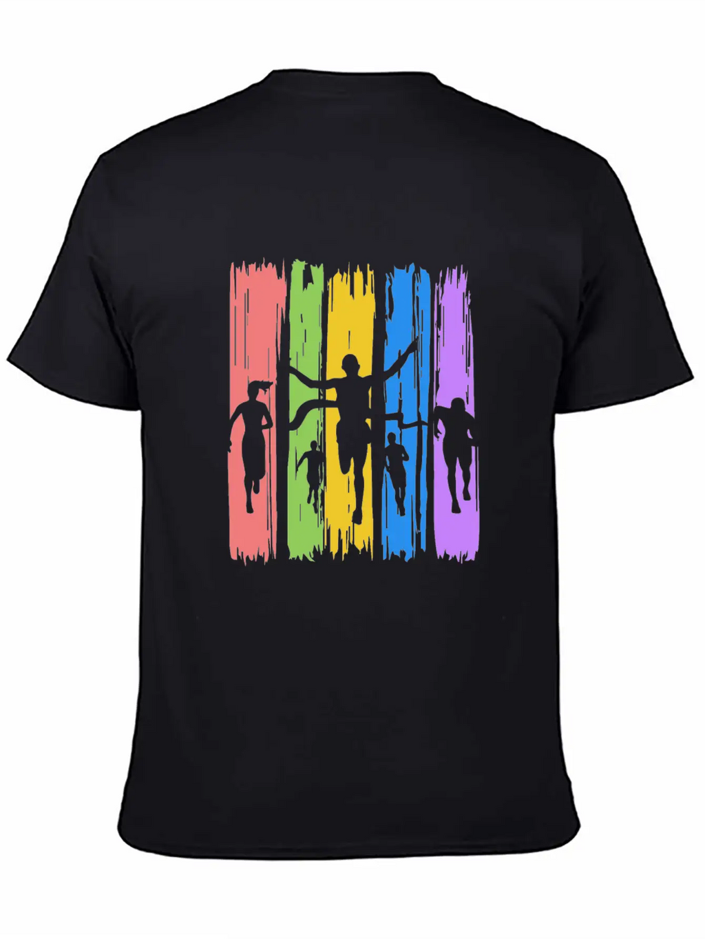 Track And Field Finish Unisex Casual T-Shirt – Clean Design For Daily Comfort