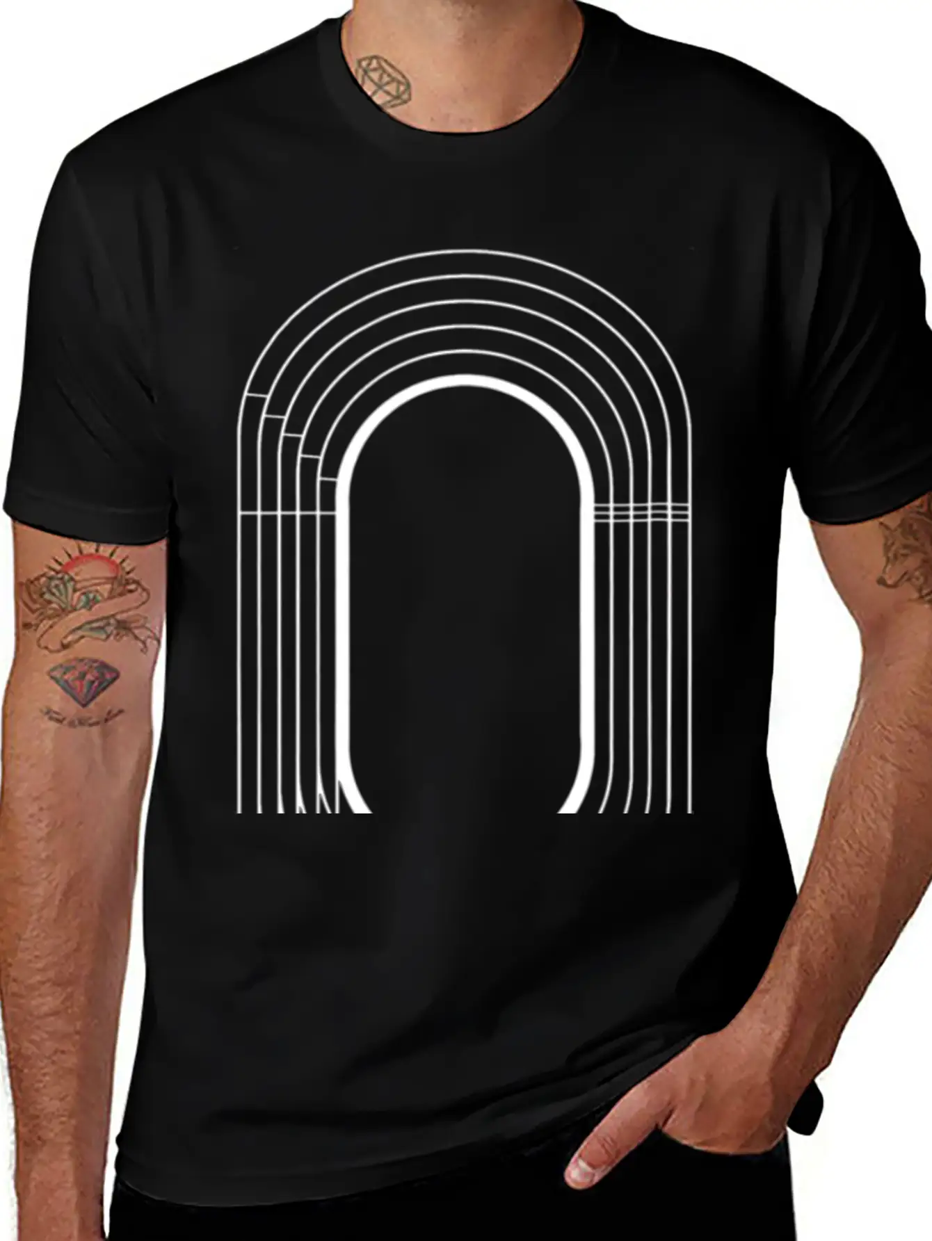 Track Runner Athlete Well Rounded Apparel Unisex Casual T-Shirt – Clean Design For Daily Comfort