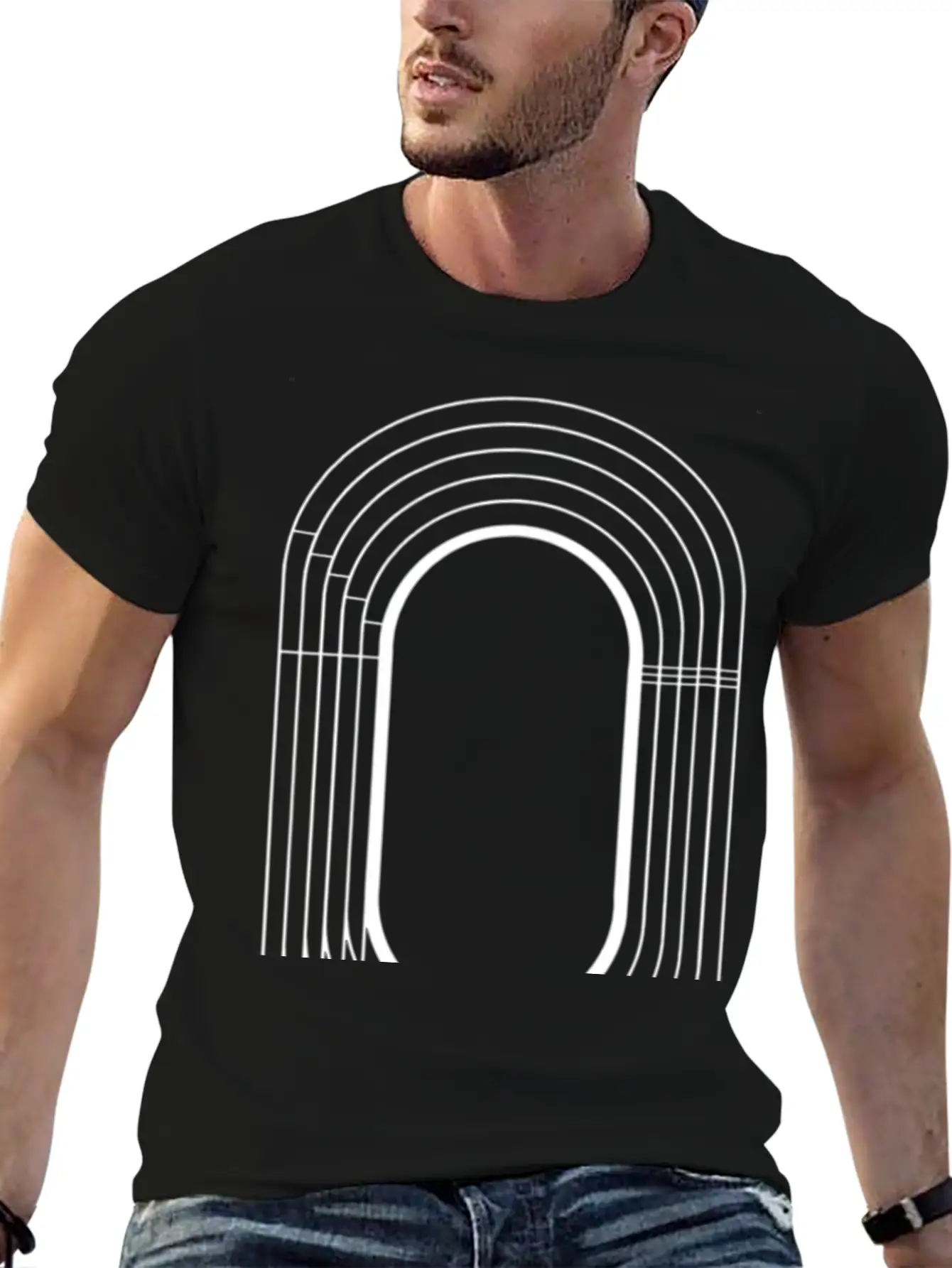 Track Runner Athlete Well Rounded Apparel Unisex Casual T-Shirt – Clean Design For Daily Comfort