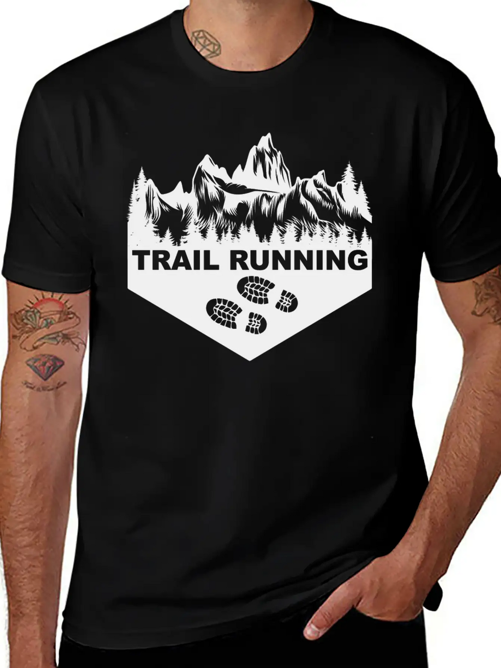 Trail Run Ultra Trail Running Berg Trekking Essential Cotton Tee For Daily Outfits – Unisex Style