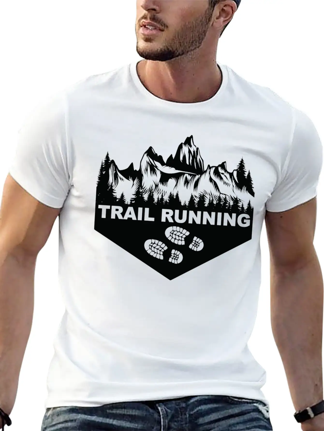Trail Run Ultra Trail Running Berg Trekking Essential Cotton Tee For Daily Outfits – Unisex Style