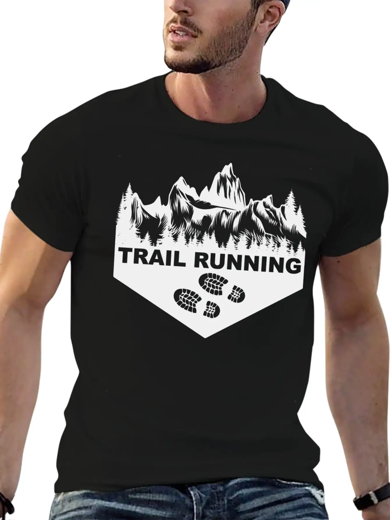 Trail Run Ultra Trail Running Berg Trekking Essential Cotton Tee For Daily Outfits – Unisex Style