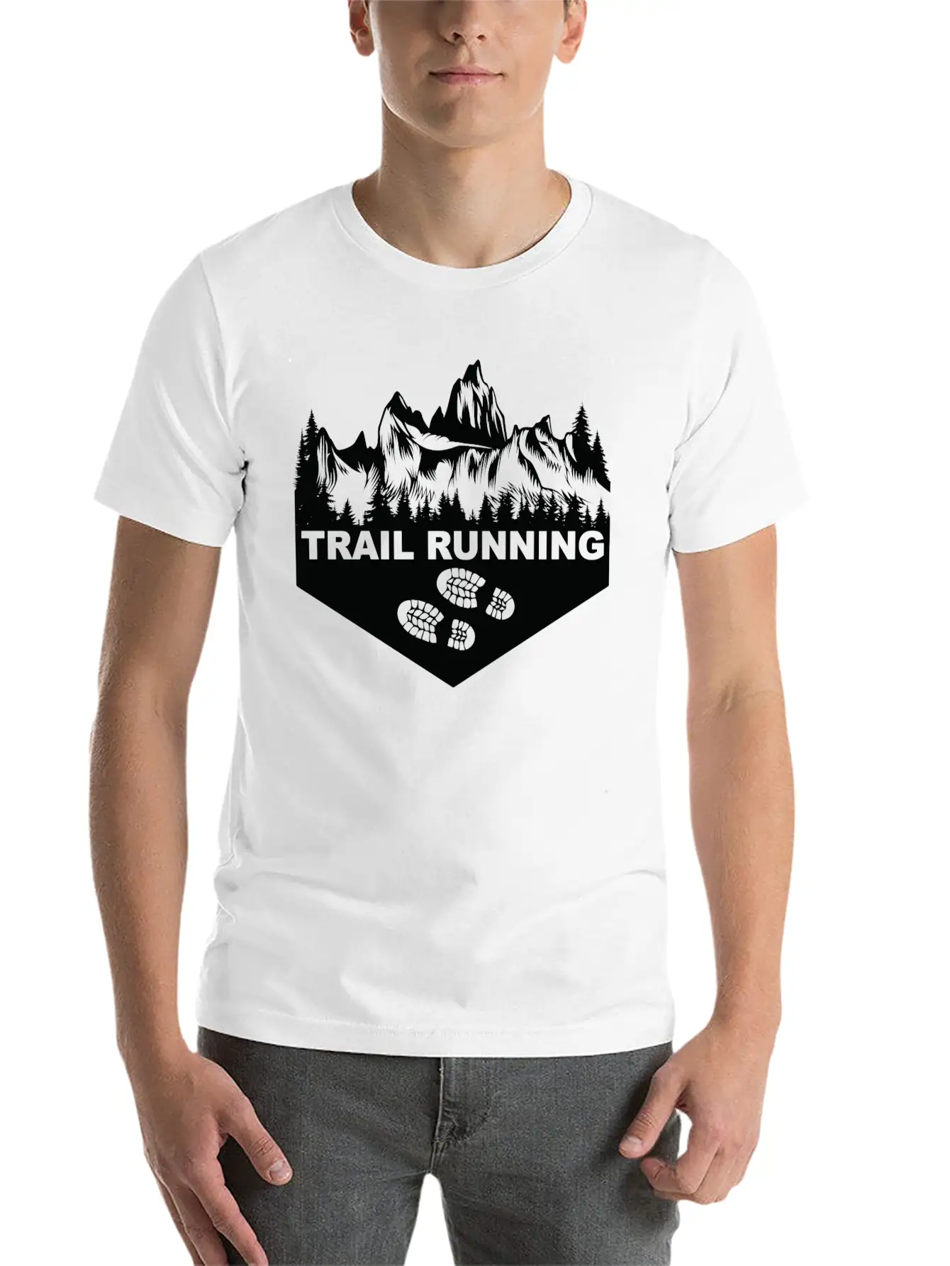 Trail Run Ultra Trail Running Berg Trekking Essential Cotton Tee For Daily Outfits – Unisex Style