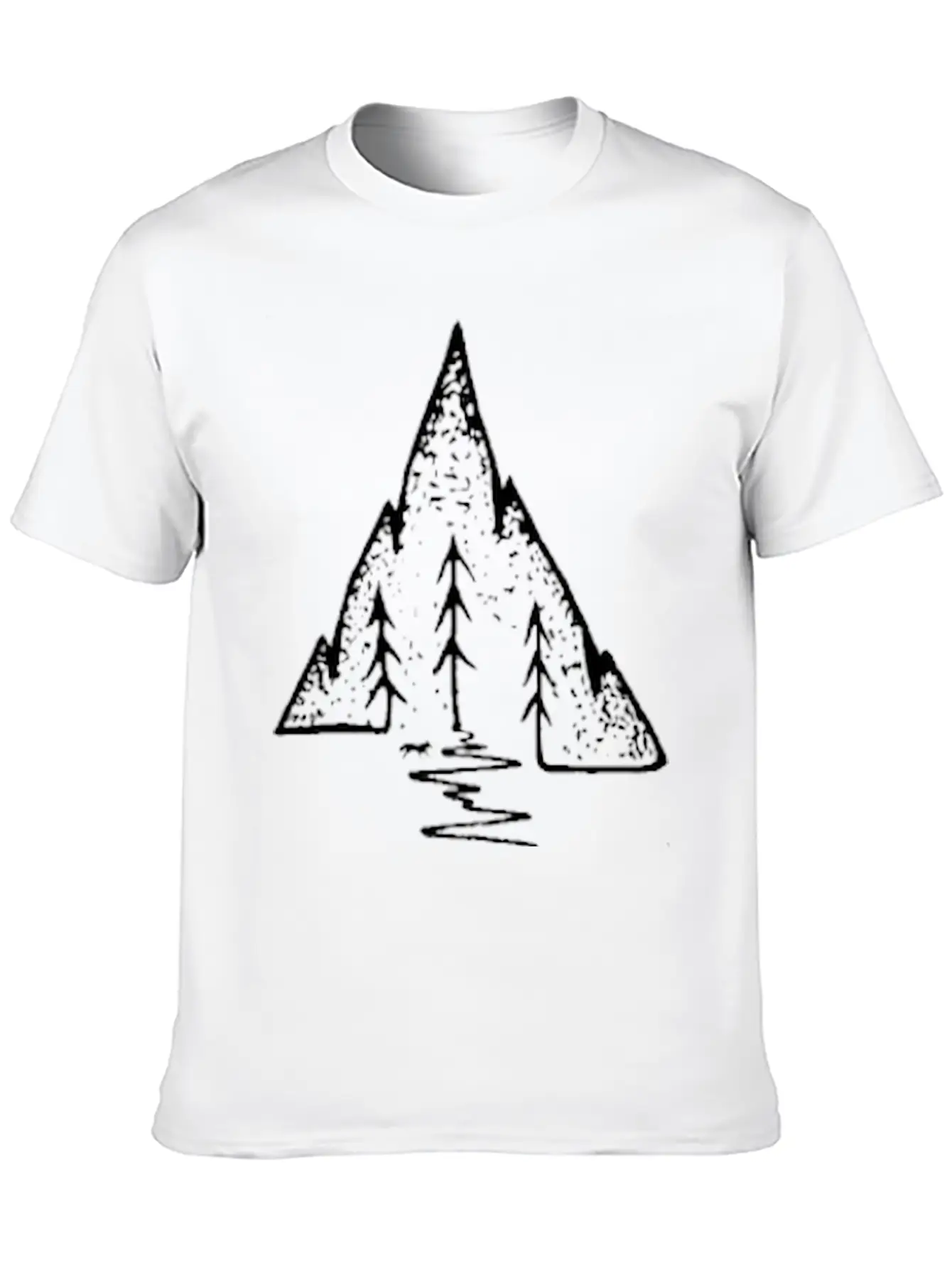 Trail Unisex Short Sleeve Soft Cotton T-Shirt – Casual Everyday Wear