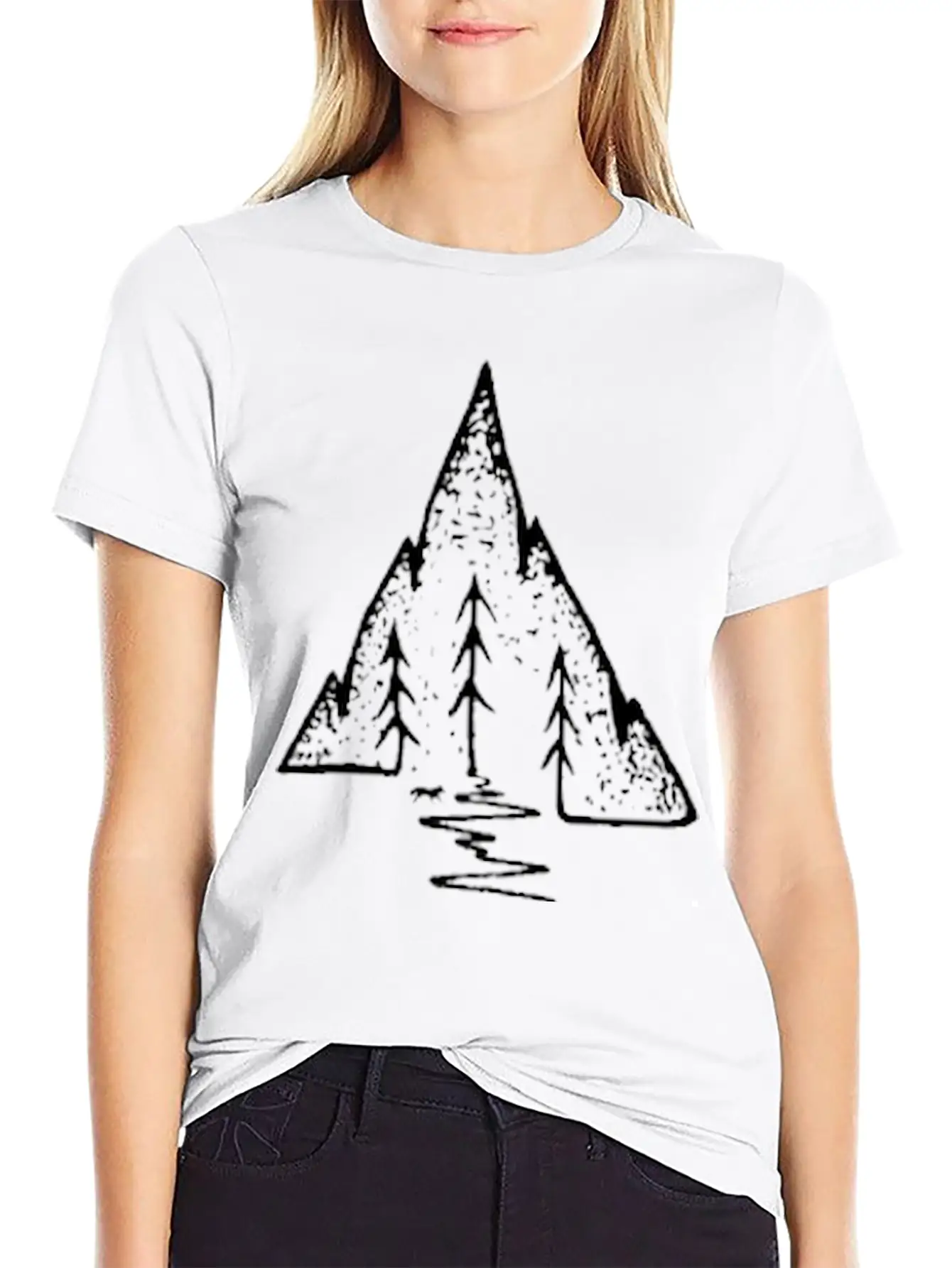 Trail Unisex Short Sleeve Soft Cotton T-Shirt – Casual Everyday Wear