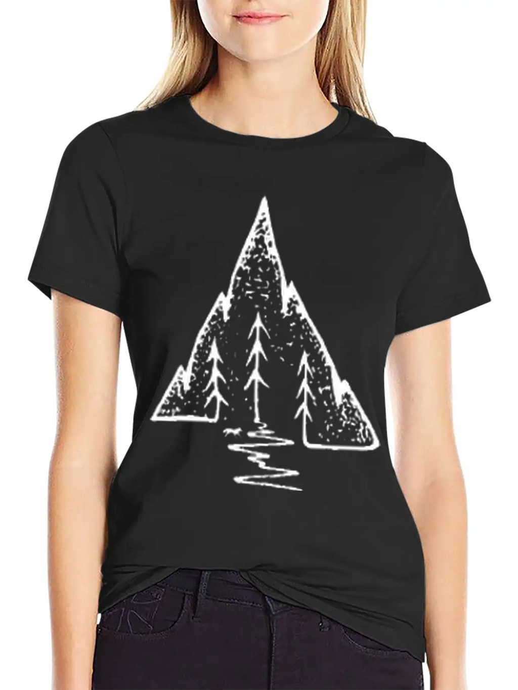 Trail Unisex Short Sleeve Soft Cotton T-Shirt – Casual Everyday Wear