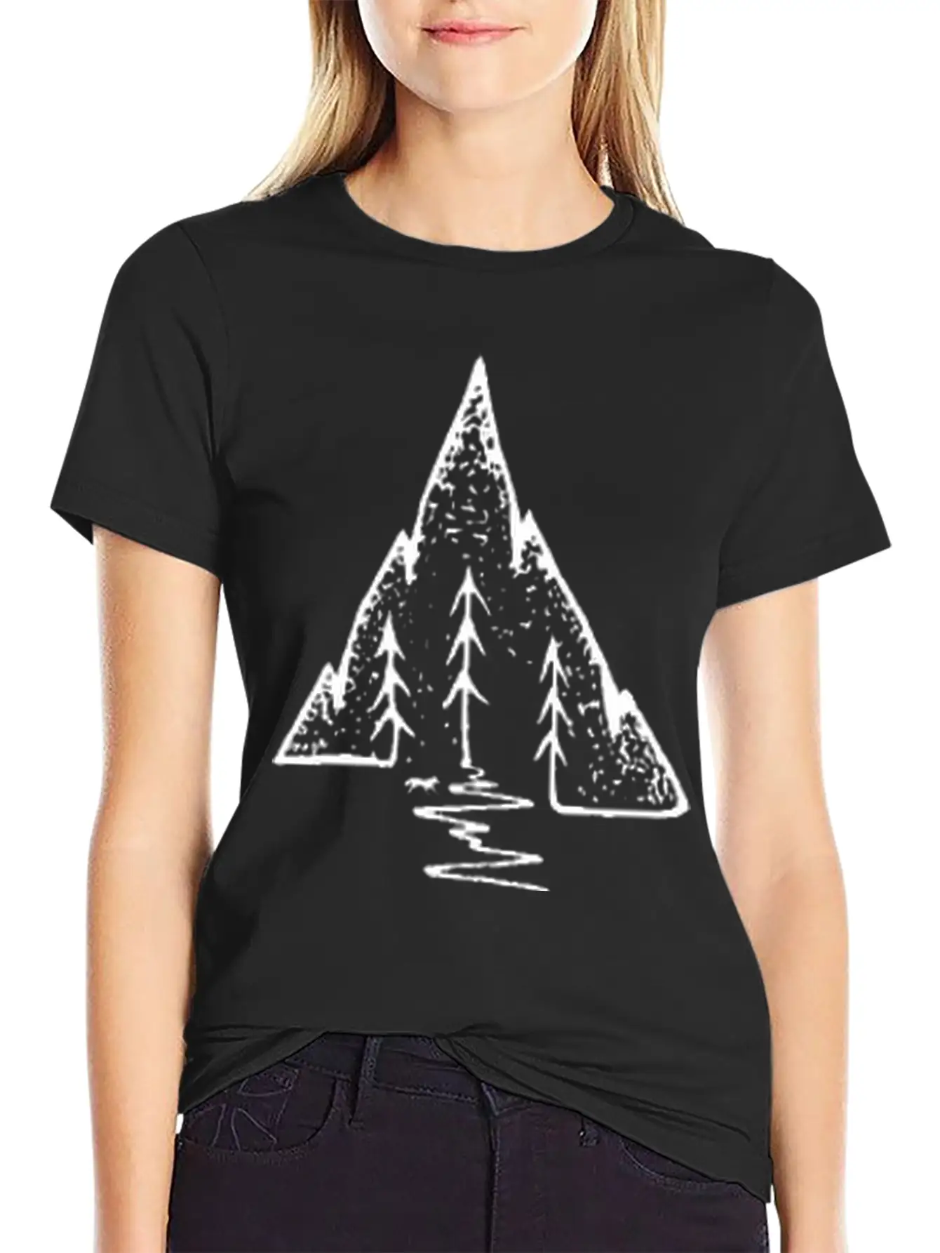 Trail Unisex Short Sleeve Soft Cotton T-Shirt – Casual Everyday Wear
