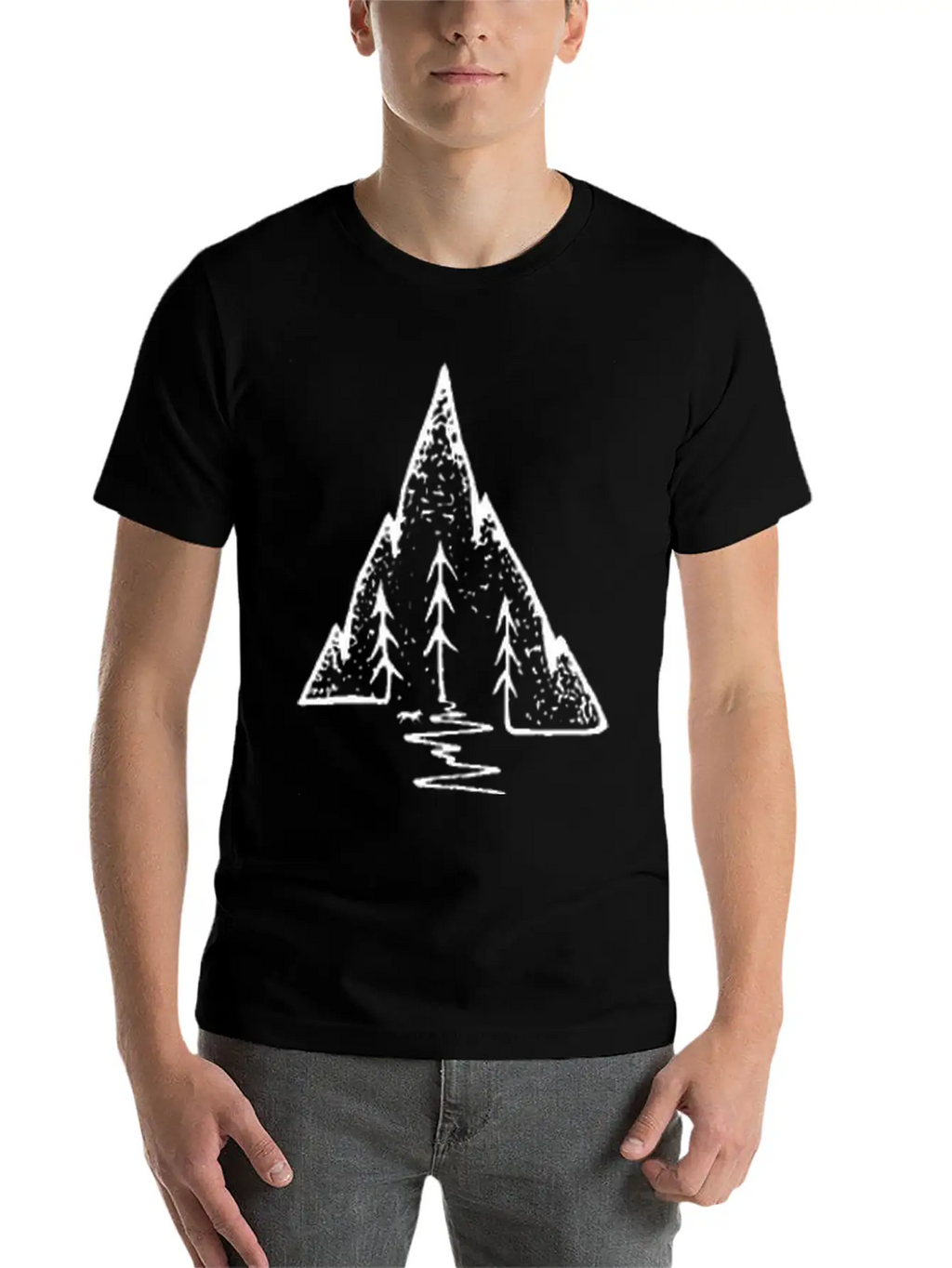 Trail Unisex Short Sleeve Soft Cotton T-Shirt – Casual Everyday Wear