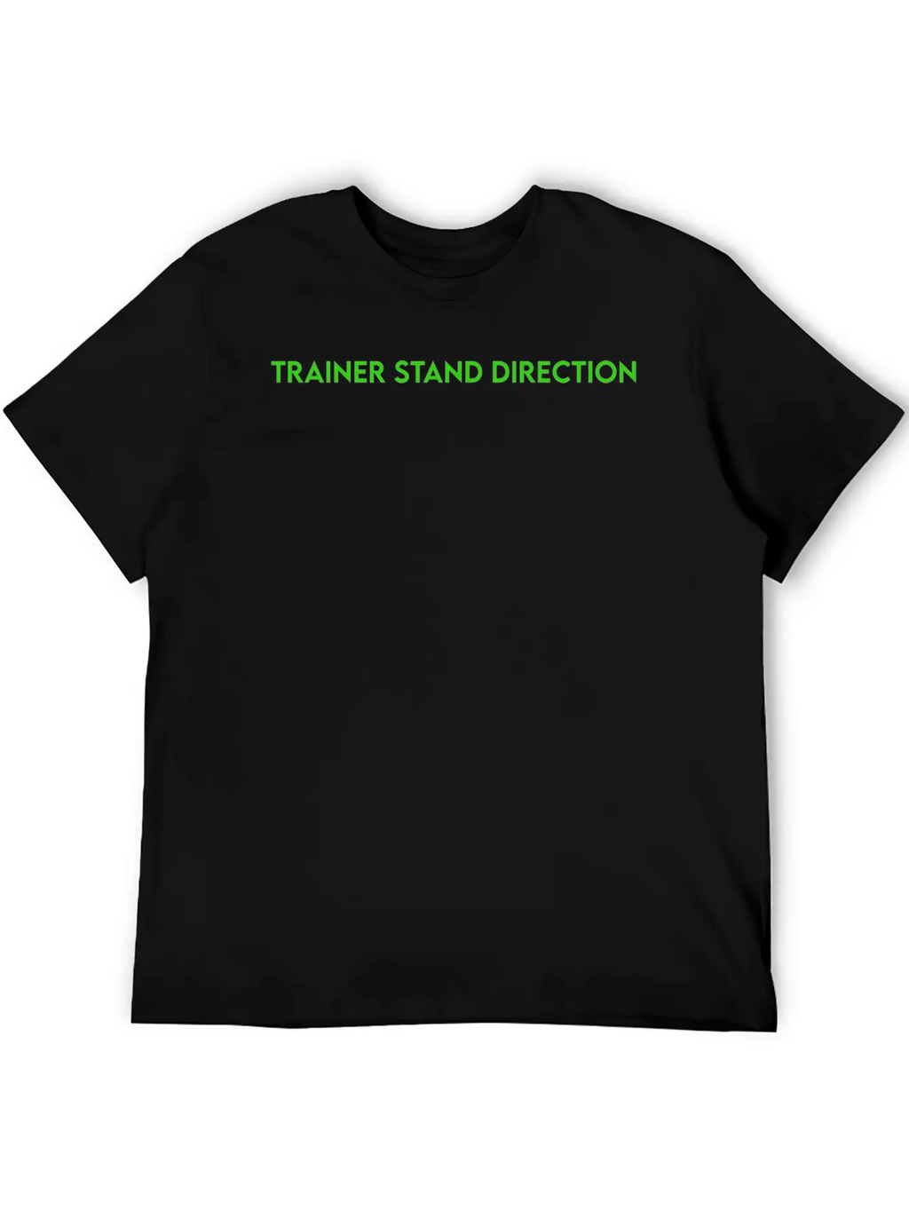 TRAINER STAND DIRECTION Breathable Soft Cotton T-Shirt – Timeless Casual Look