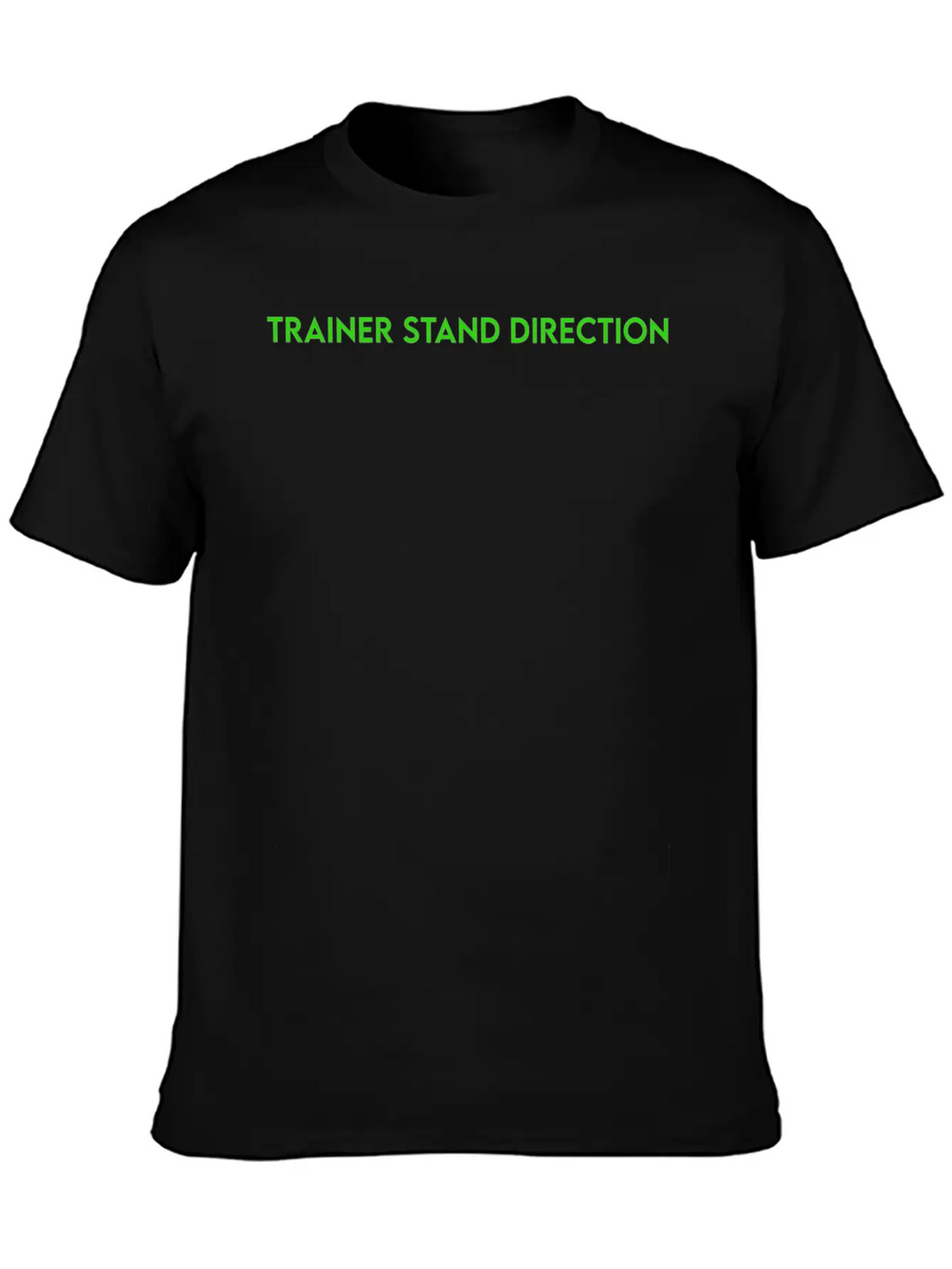 TRAINER STAND DIRECTION Breathable Soft Cotton T-Shirt – Timeless Casual Look