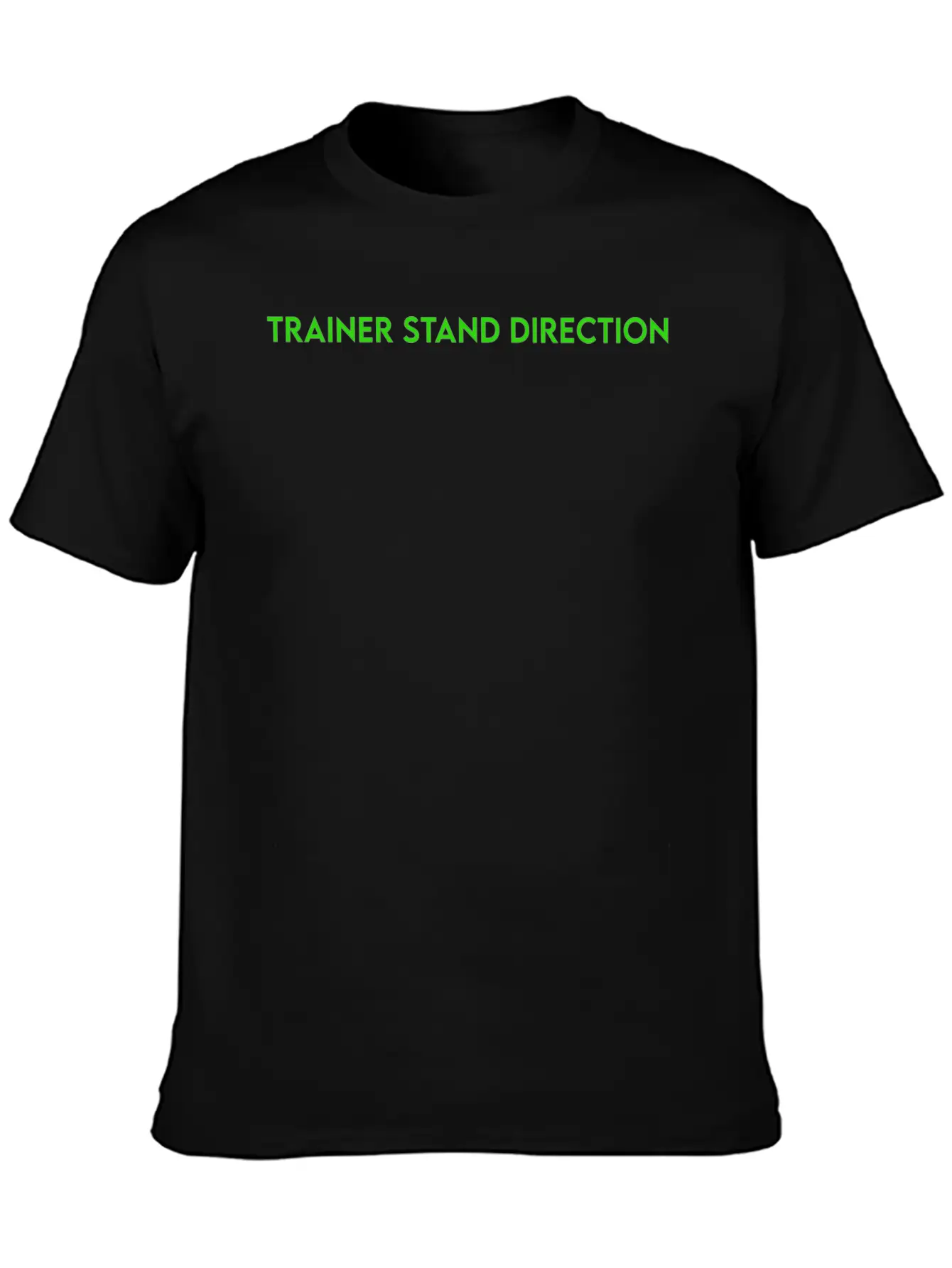 TRAINER STAND DIRECTION Breathable Soft Cotton T-Shirt – Timeless Casual Look