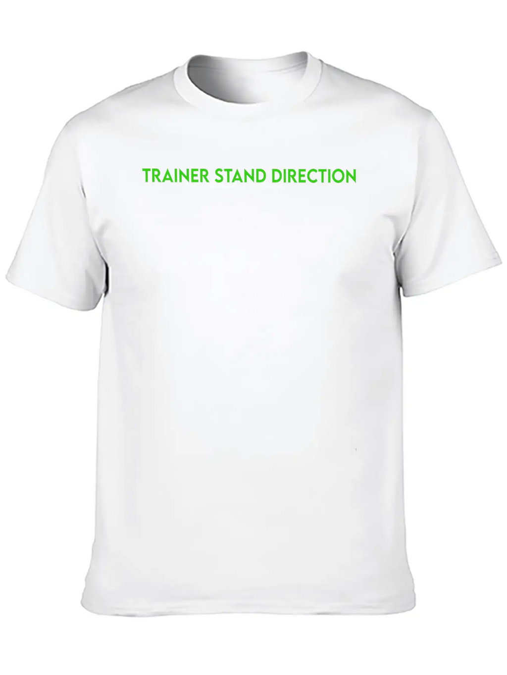 TRAINER STAND DIRECTION Breathable Soft Cotton T-Shirt – Timeless Casual Look