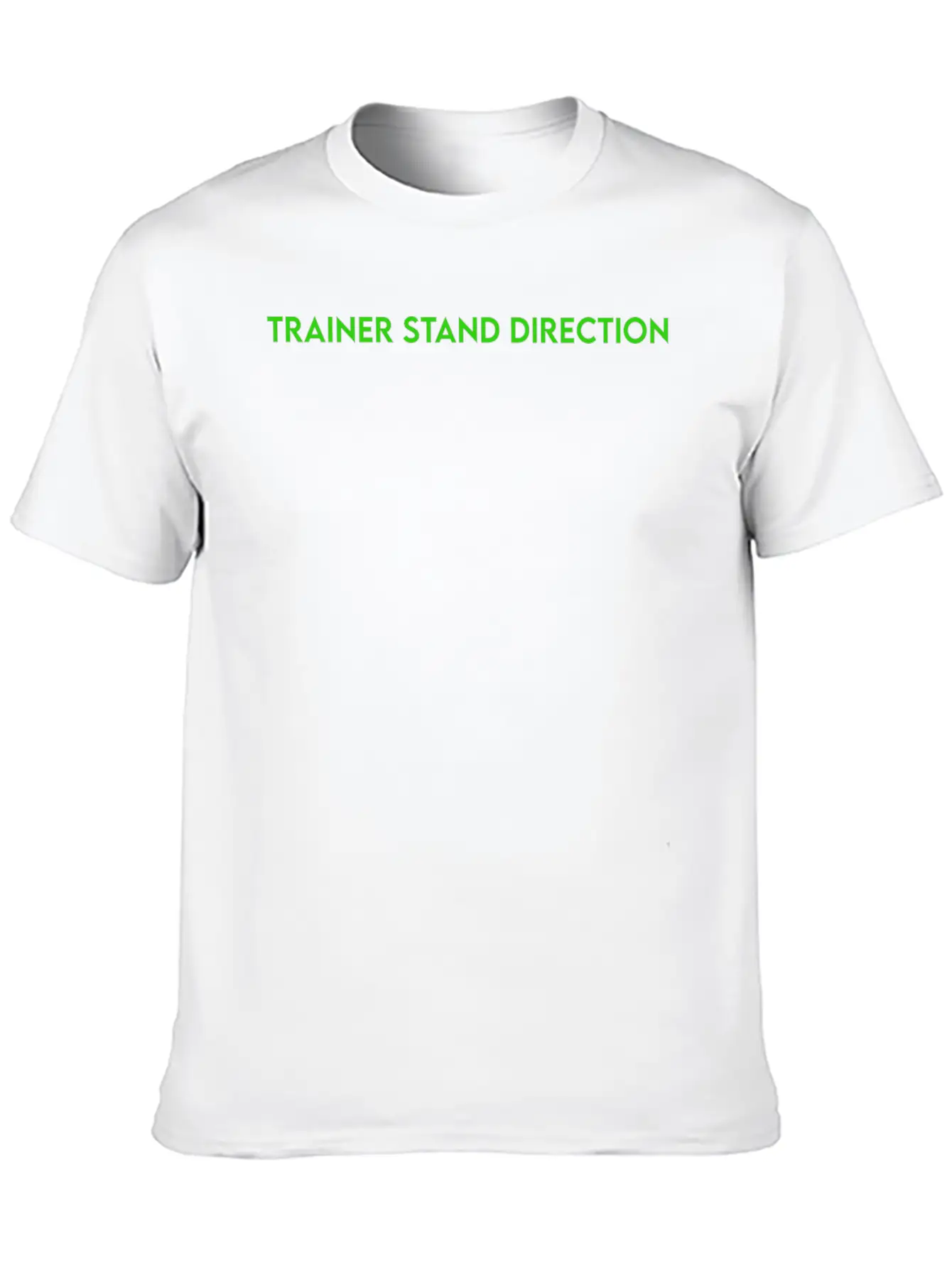 TRAINER STAND DIRECTION Breathable Soft Cotton T-Shirt – Timeless Casual Look