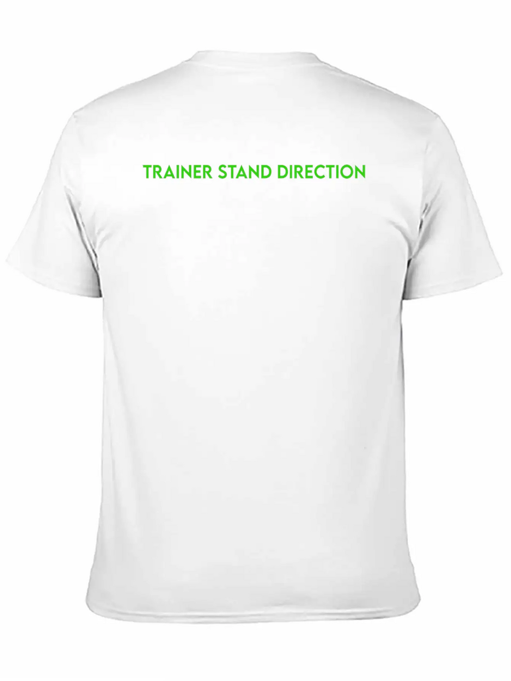 TRAINER STAND DIRECTION Breathable Soft Cotton T-Shirt – Timeless Casual Look