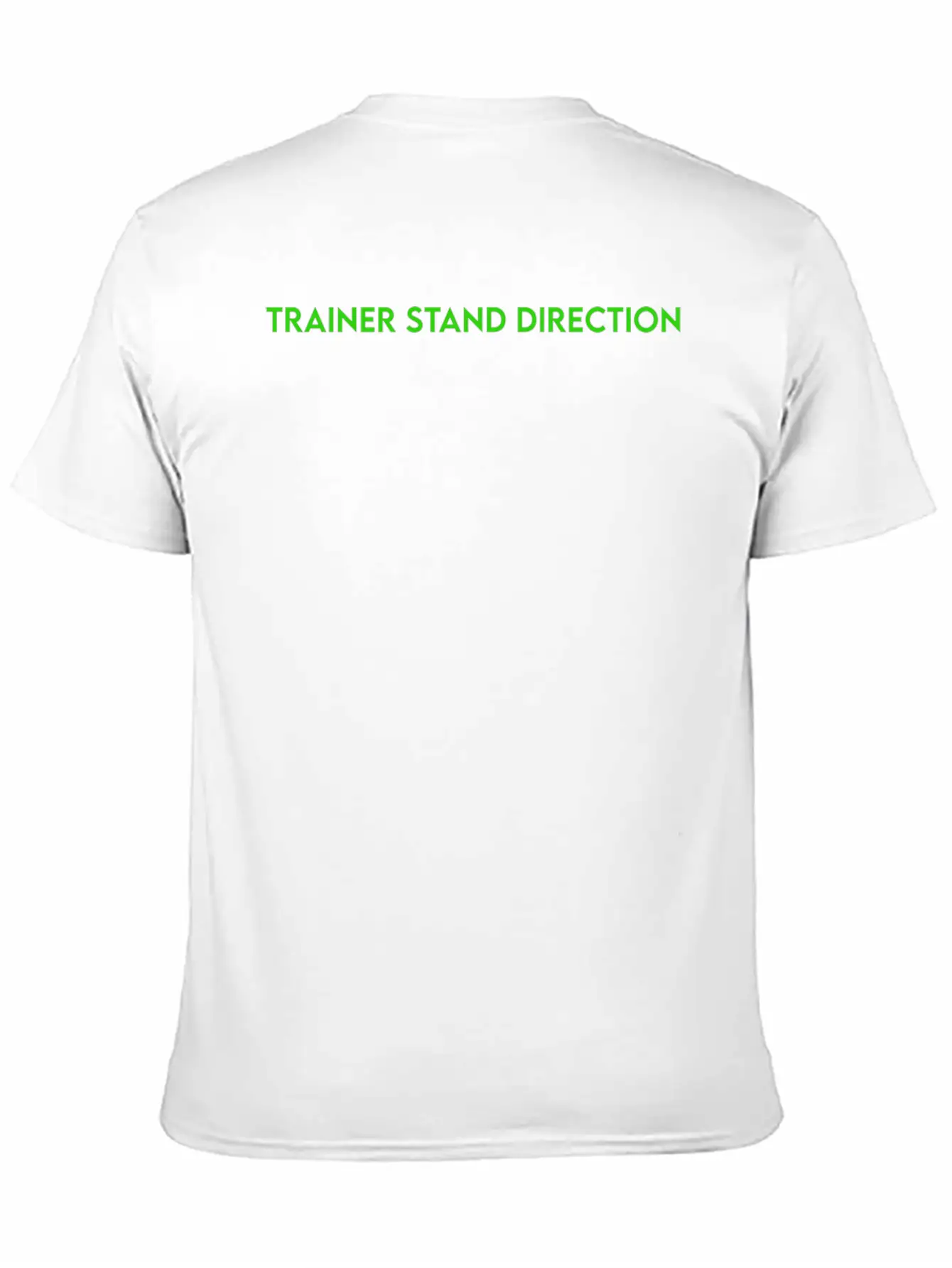 TRAINER STAND DIRECTION Breathable Soft Cotton T-Shirt – Timeless Casual Look