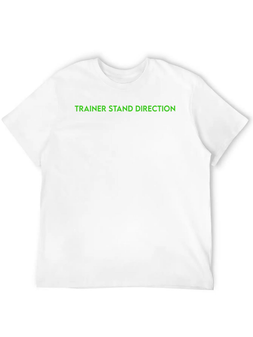 TRAINER STAND DIRECTION Breathable Soft Cotton T-Shirt – Timeless Casual Look