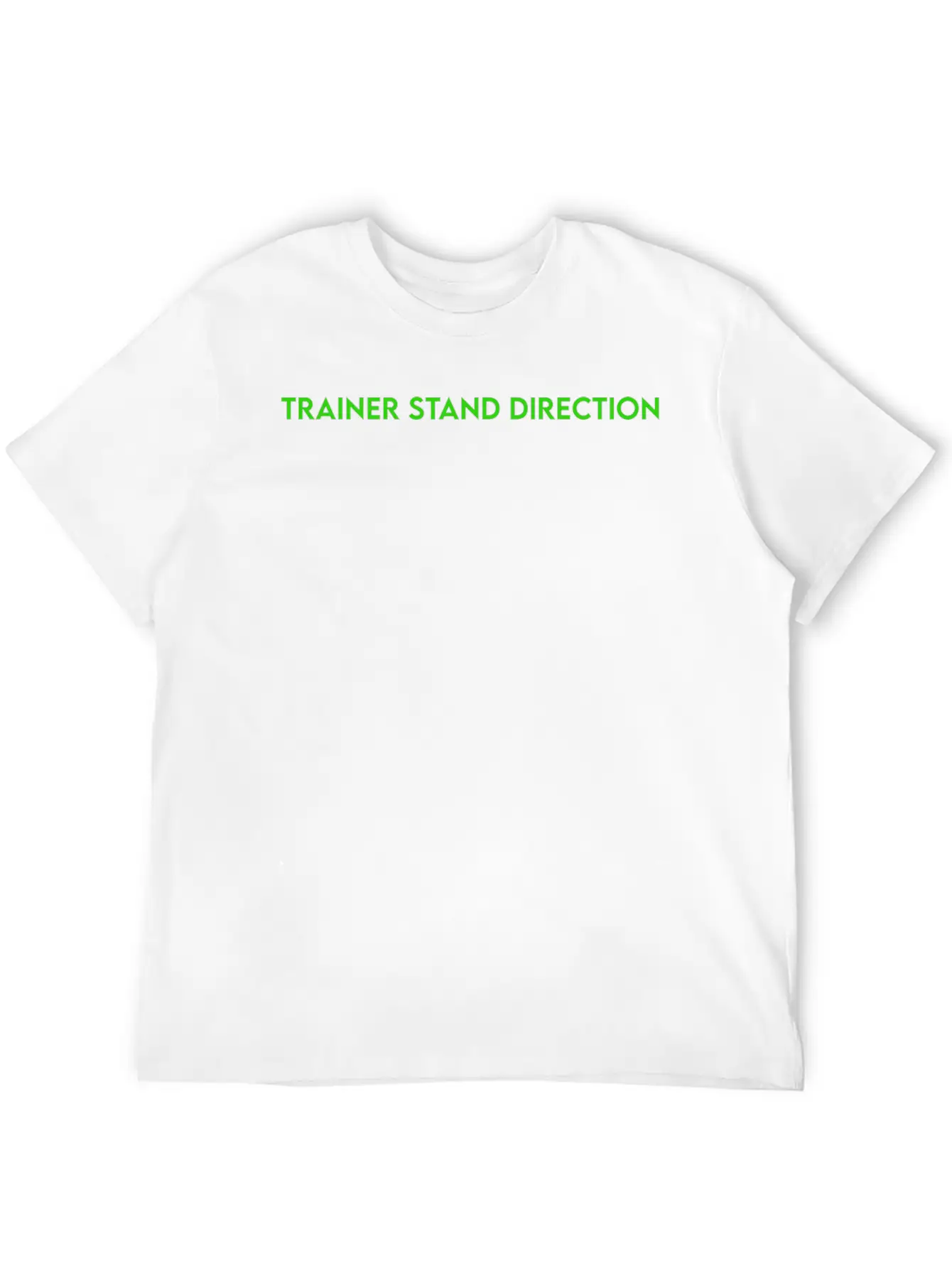 TRAINER STAND DIRECTION Breathable Soft Cotton T-Shirt – Timeless Casual Look
