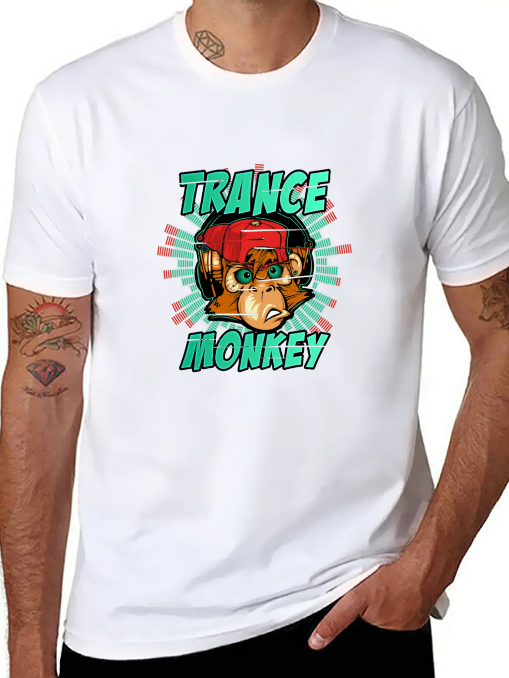 Trance Monkey Unisex Casual T-Shirt – Clean Design For Daily Comfort