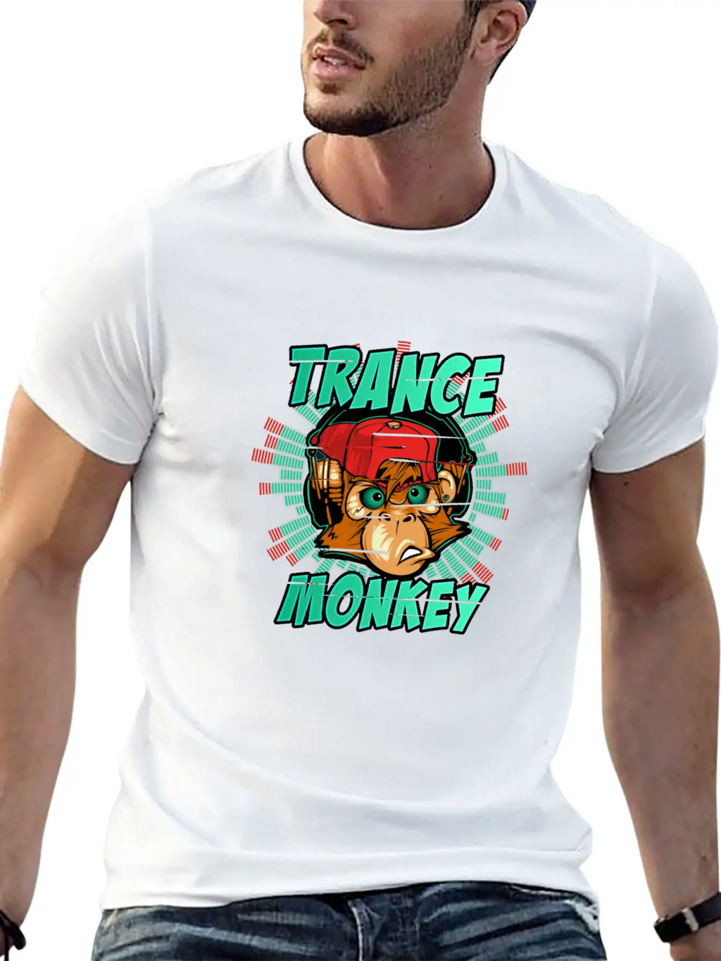 Trance Monkey Unisex Casual T-Shirt – Clean Design For Daily Comfort