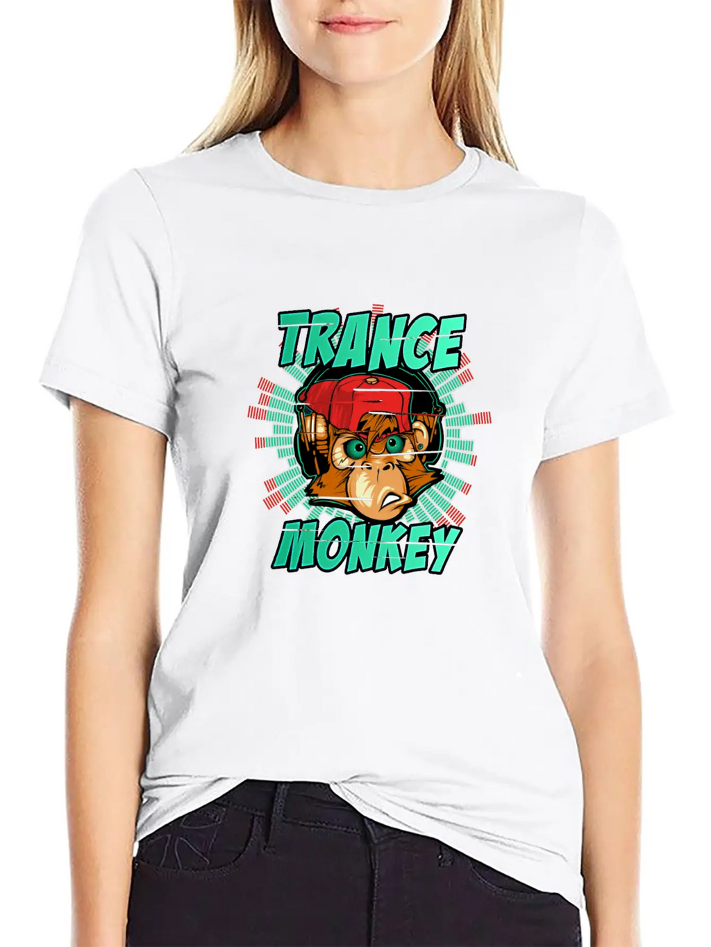 Trance Monkey Unisex Casual T-Shirt – Clean Design For Daily Comfort
