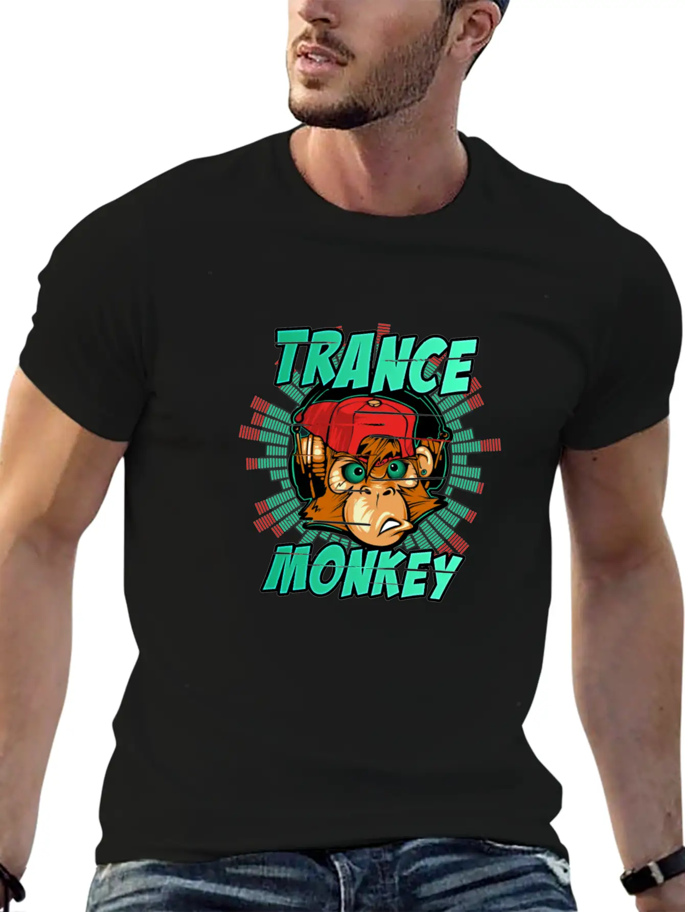 Trance Monkey Unisex Casual T-Shirt – Clean Design For Daily Comfort