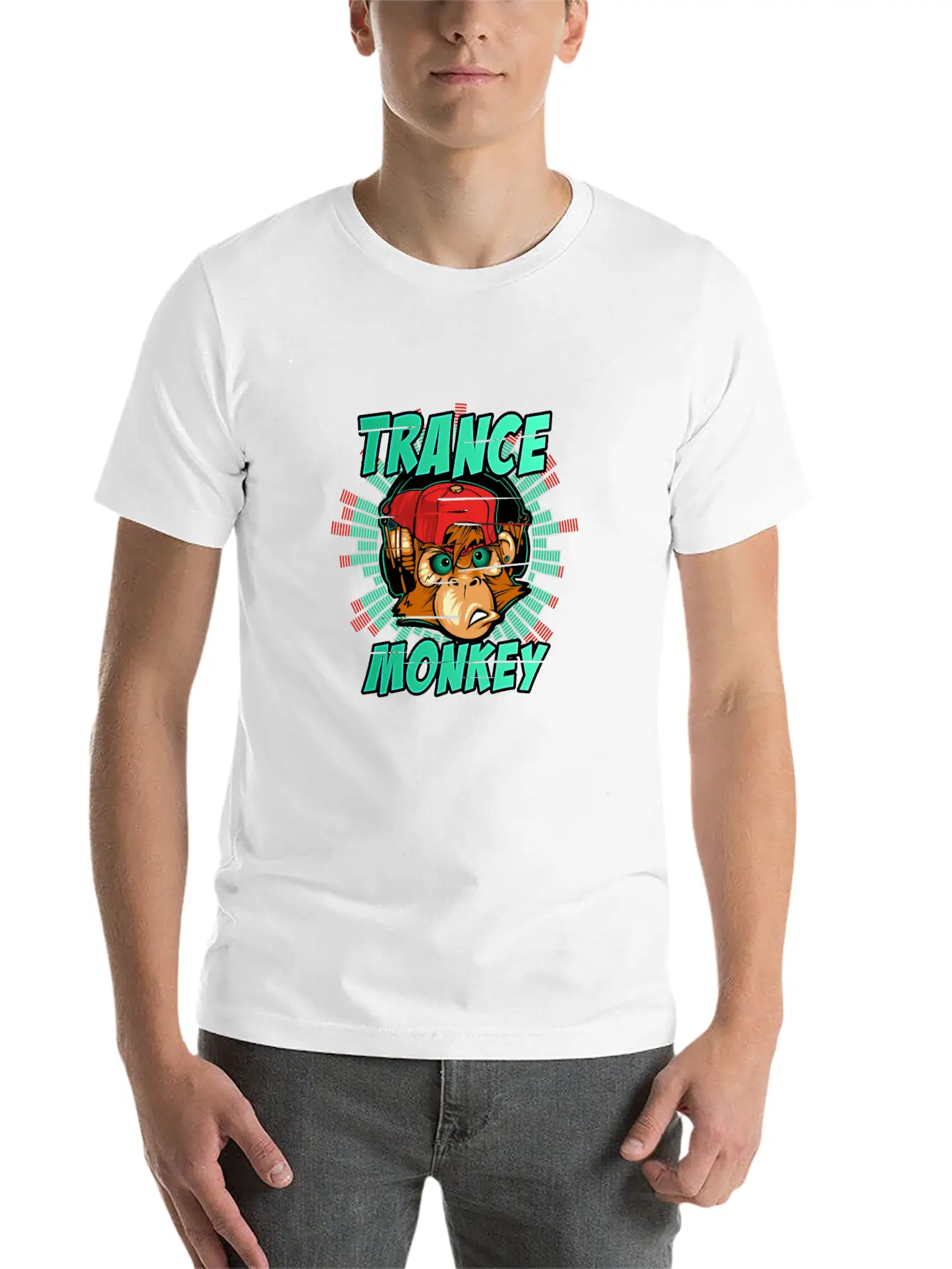 Trance Monkey Unisex Casual T-Shirt – Clean Design For Daily Comfort