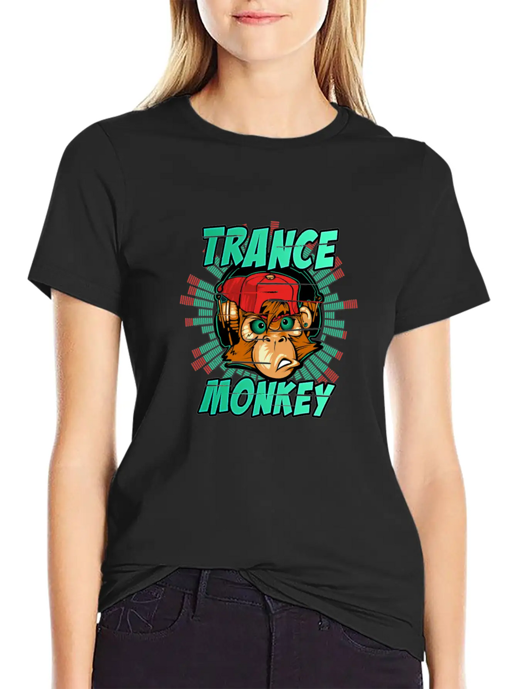 Trance Monkey Unisex Casual T-Shirt – Clean Design For Daily Comfort