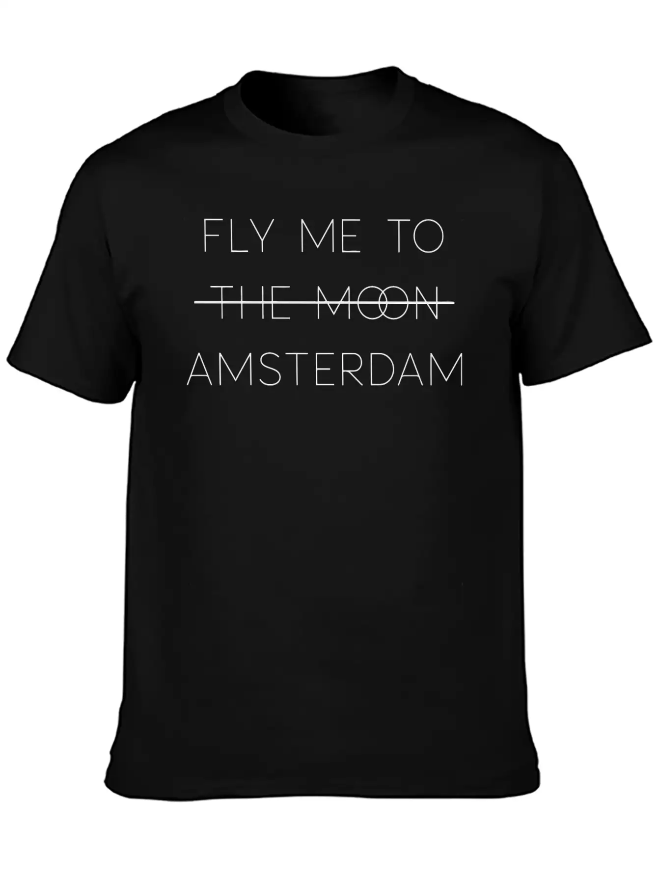 Travel - Amsterdam Travel Unisex Casual T-Shirt – Clean Design For Daily Comfort